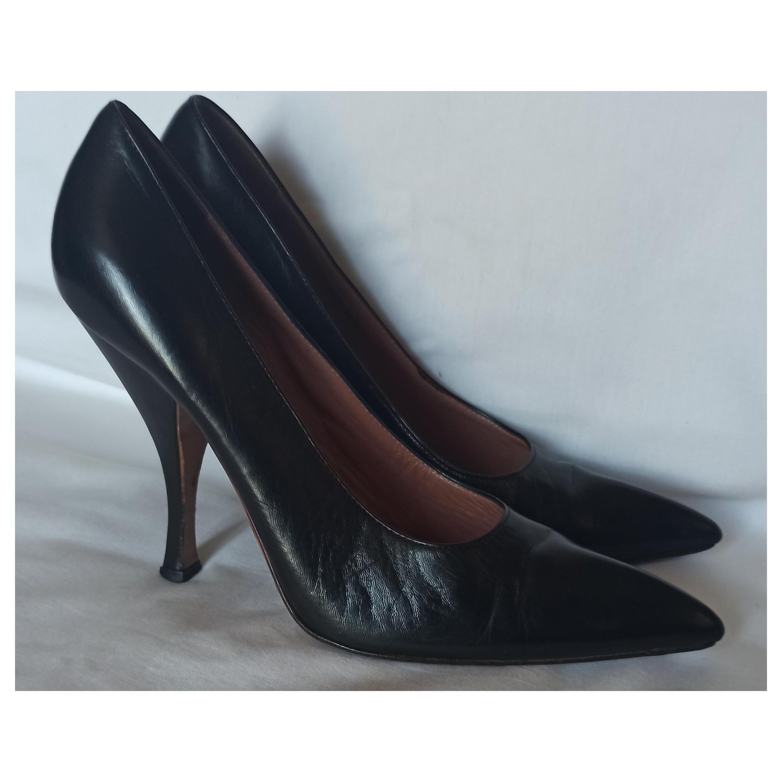 Alaïa Heels Black Leather ref.217255 - Joli Closet