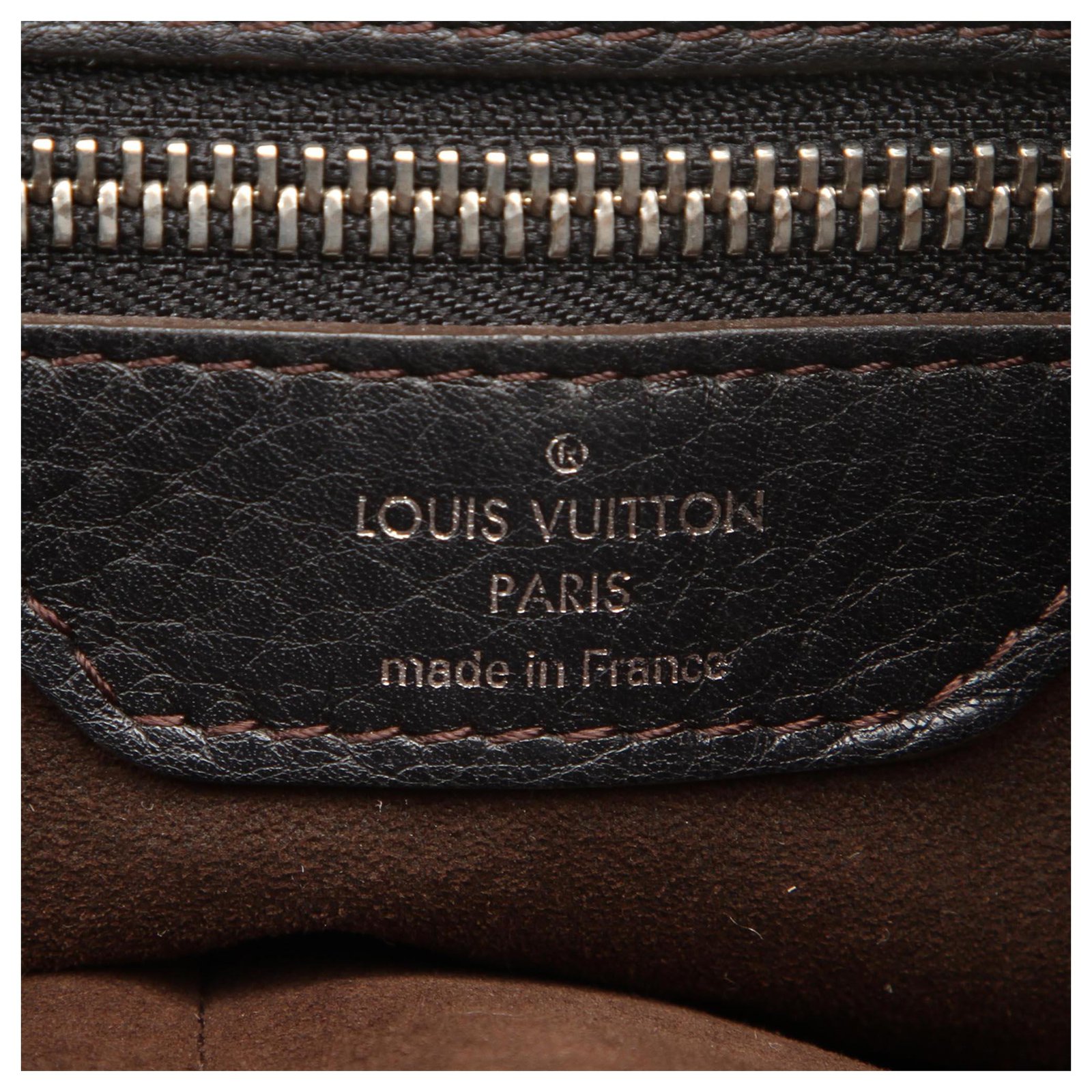 Louis Vuitton Black Mahina Selene PM Leather Pony-style calfskin ref.582031  - Joli Closet