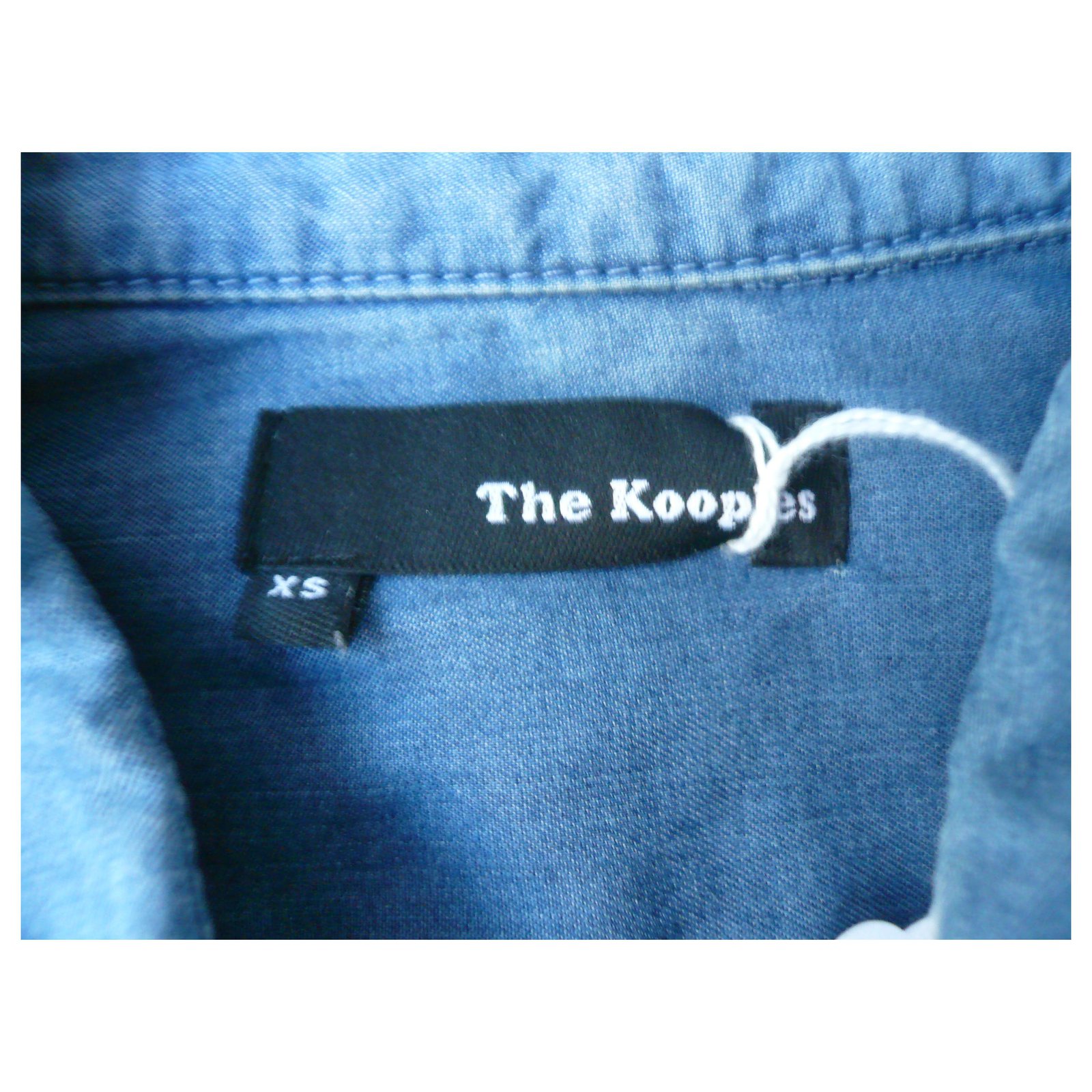 THE KOOPLES Men's light blue cotton denim shirt TXS ref.217600 - Joli Closet