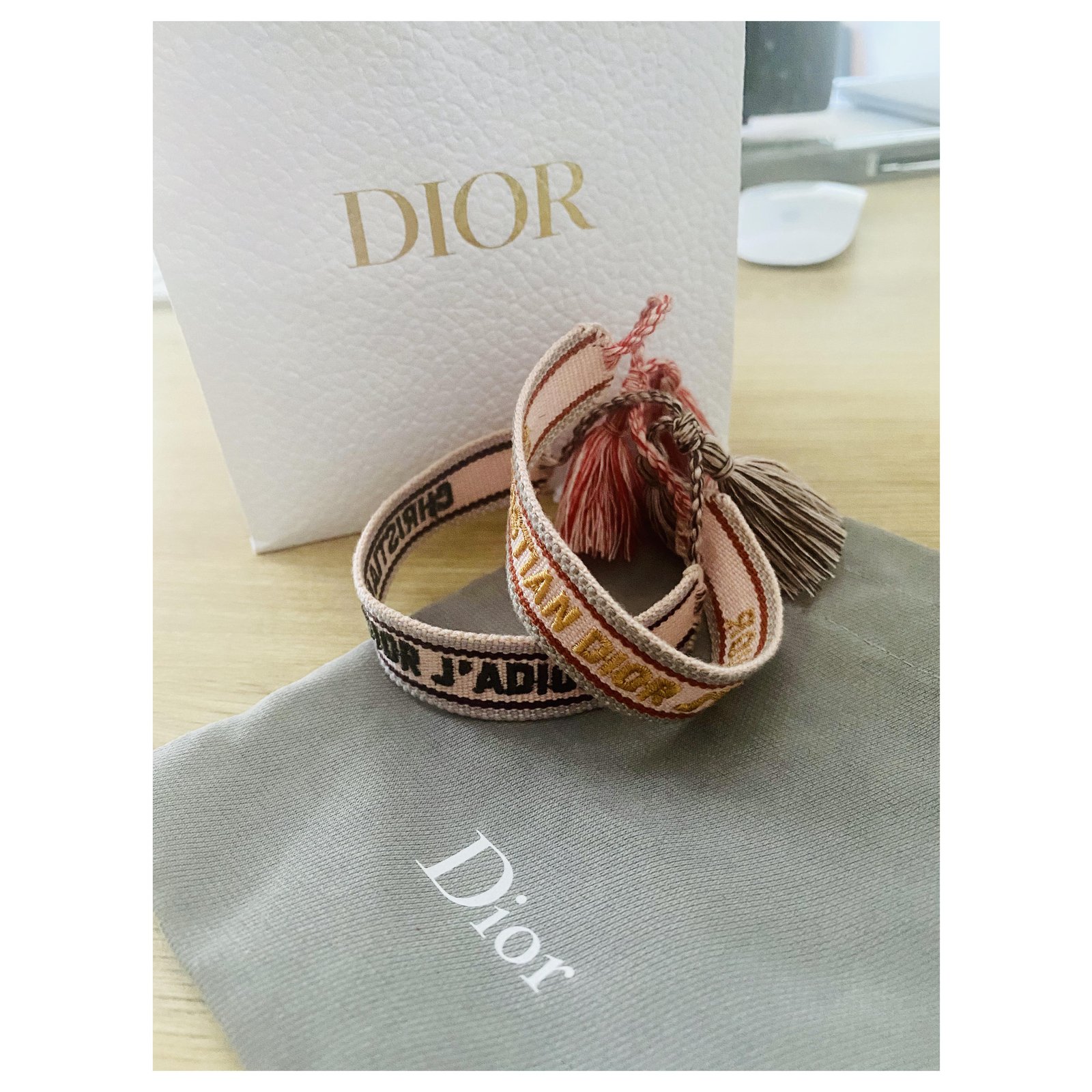 Christian Dior Bracelets Coton Multicolore Ref 218098 Joli Closet