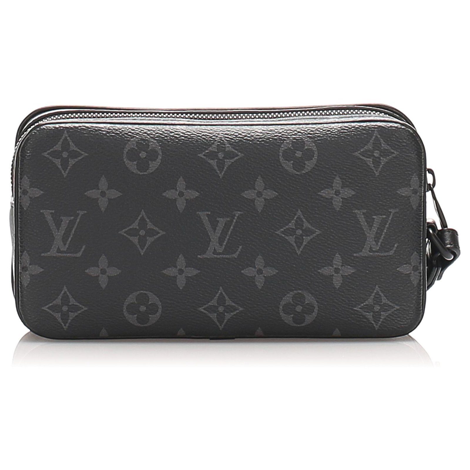 Louis Vuitton Monogram Eclipse Pochette Volga - Black Portfolios & Pouches,  Bags - LOU467984