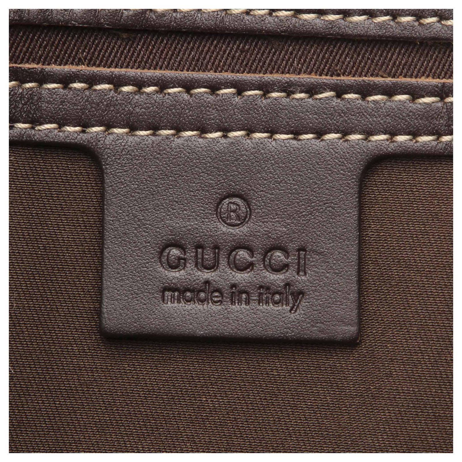 Gucci Brown GG Supreme Iphone12 case Black Beige Leather Cloth Pony-style  calfskin Cloth ref.590288 - Joli Closet