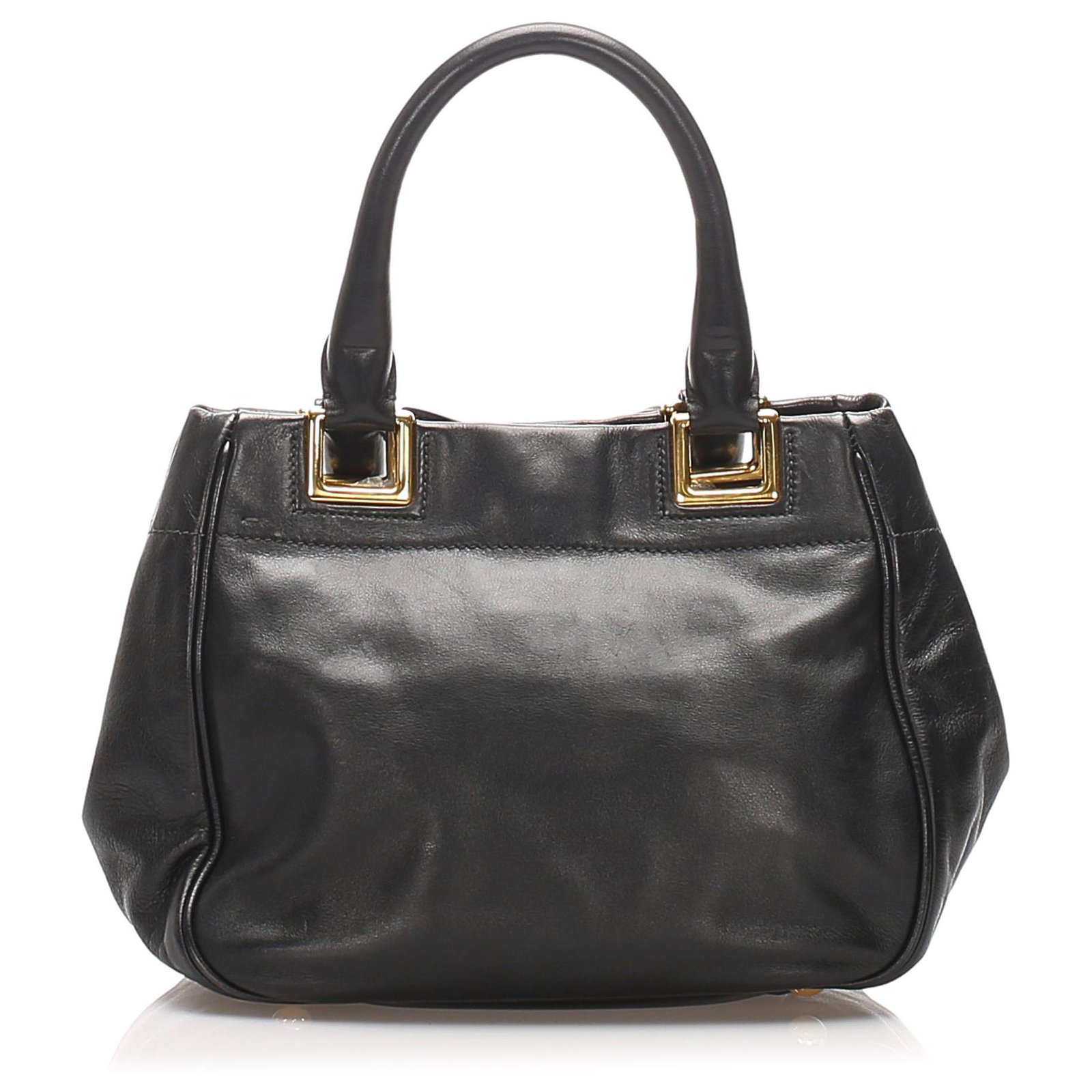 prada black satchel