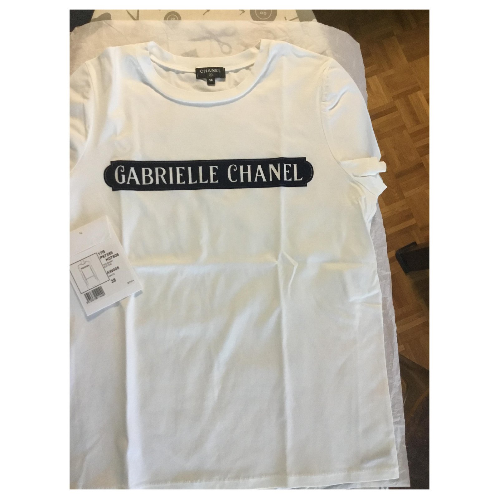 Get the best deals on CHANEL White Cotton Tops for Women when you