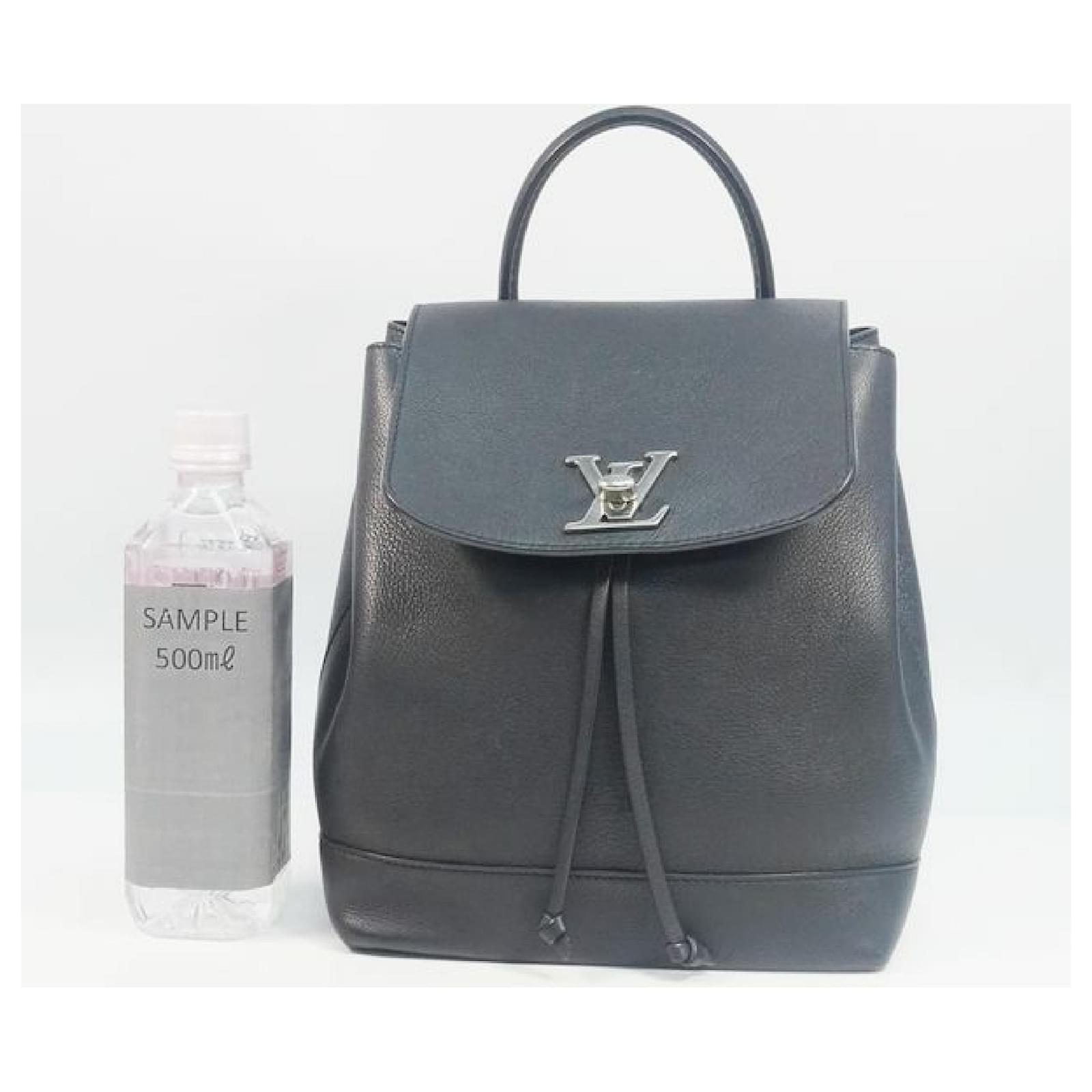 Louis Vuitton lock me Backpack Womens ruck sack Daypack M41815 Noir