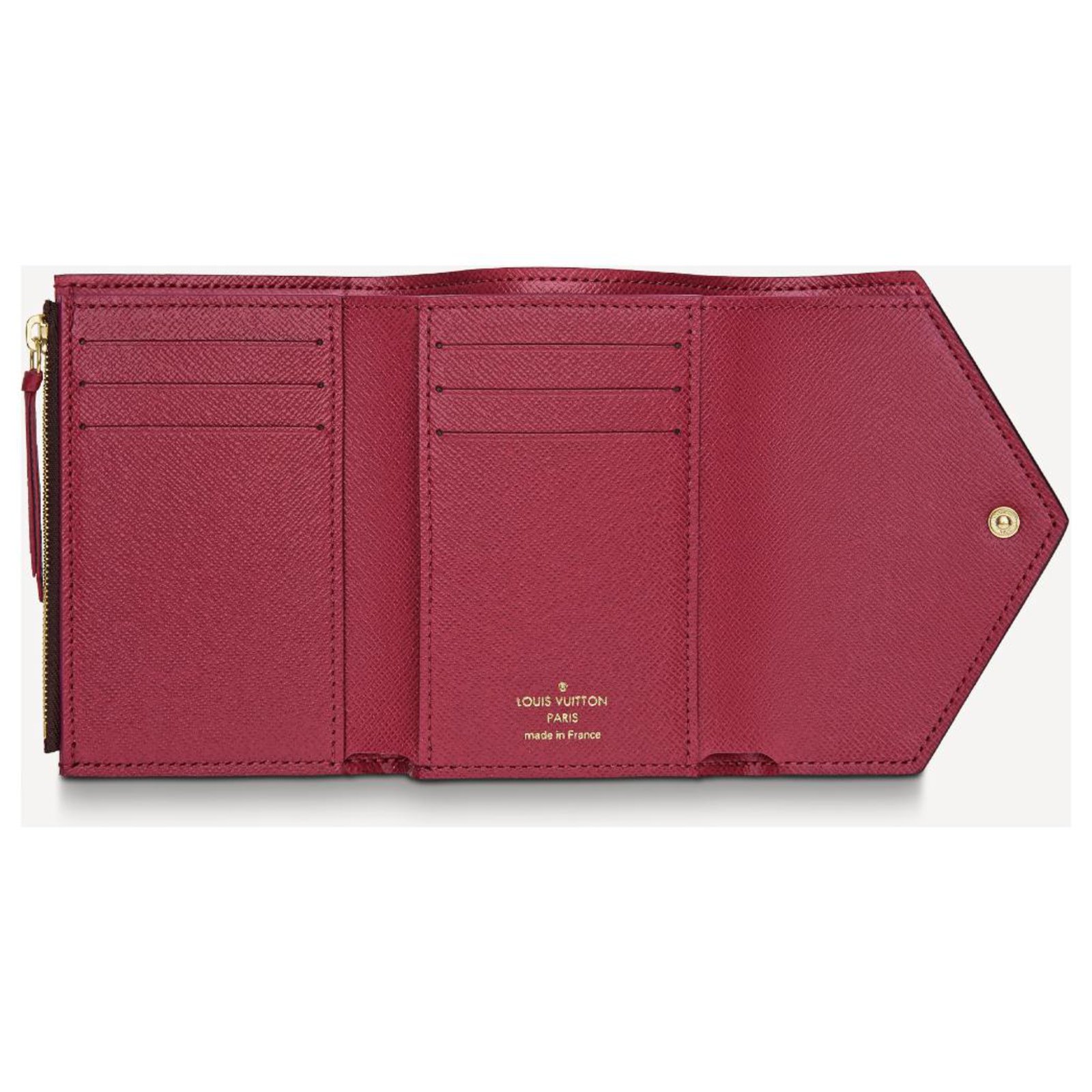 Louis Vuitton Portefeuille Victorine Grey Leather ref.960683 - Joli Closet