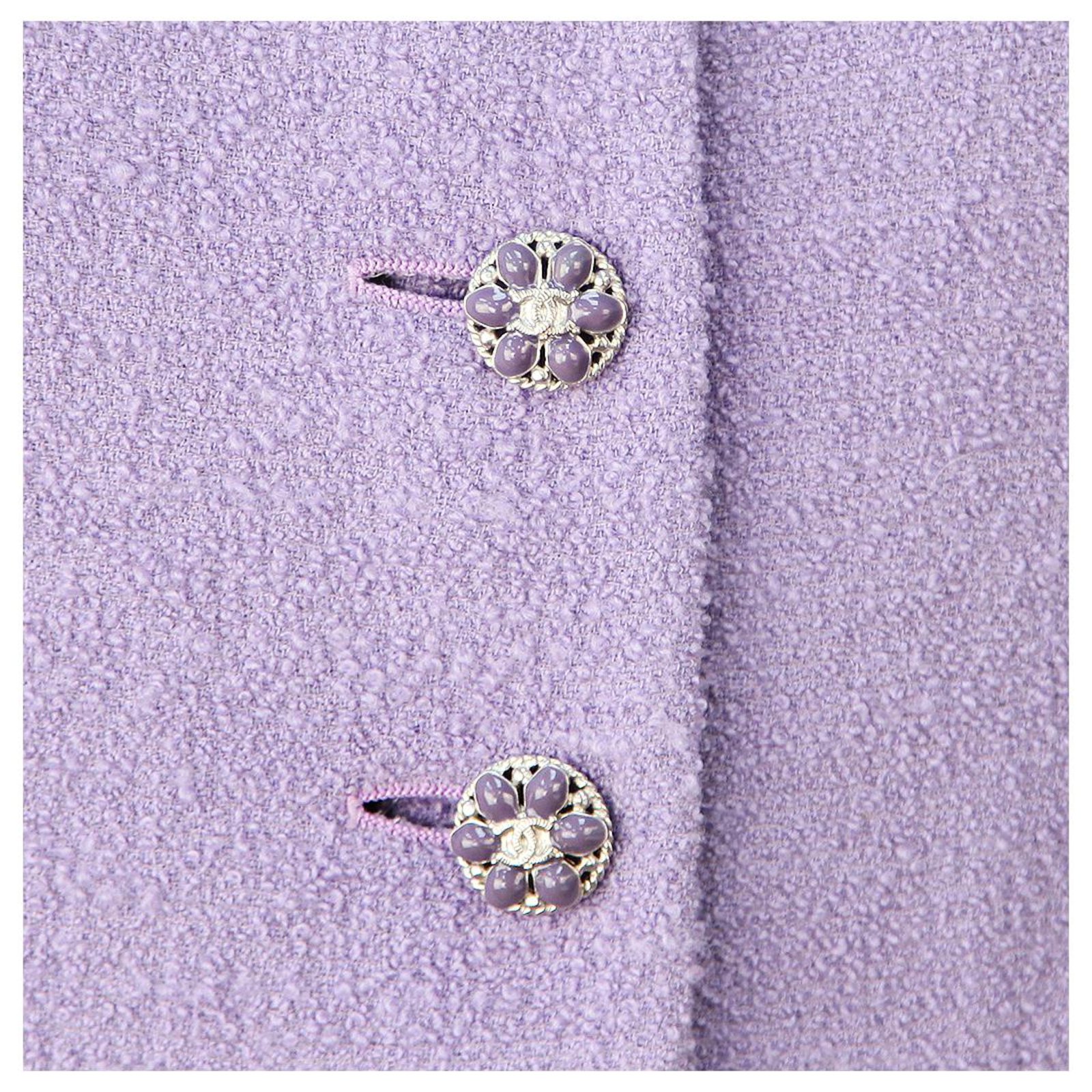 Chanel 4,6K$ chic tweed jacket Purple ref.219631 - Joli Closet