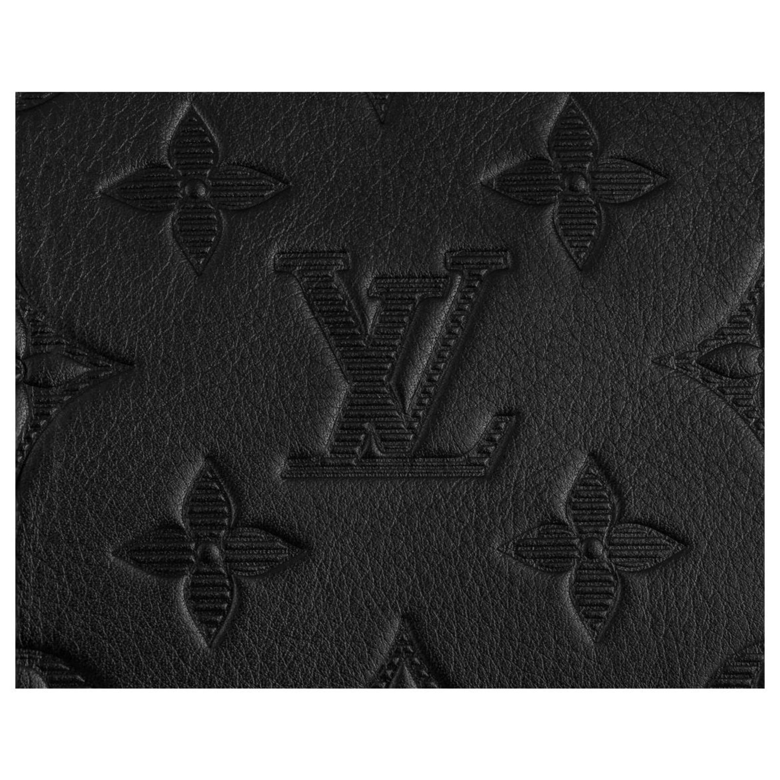 Louis Vuitton LV Keepall Monogram Shadow en cuir embossé Noir ref.219675 -  Joli Closet