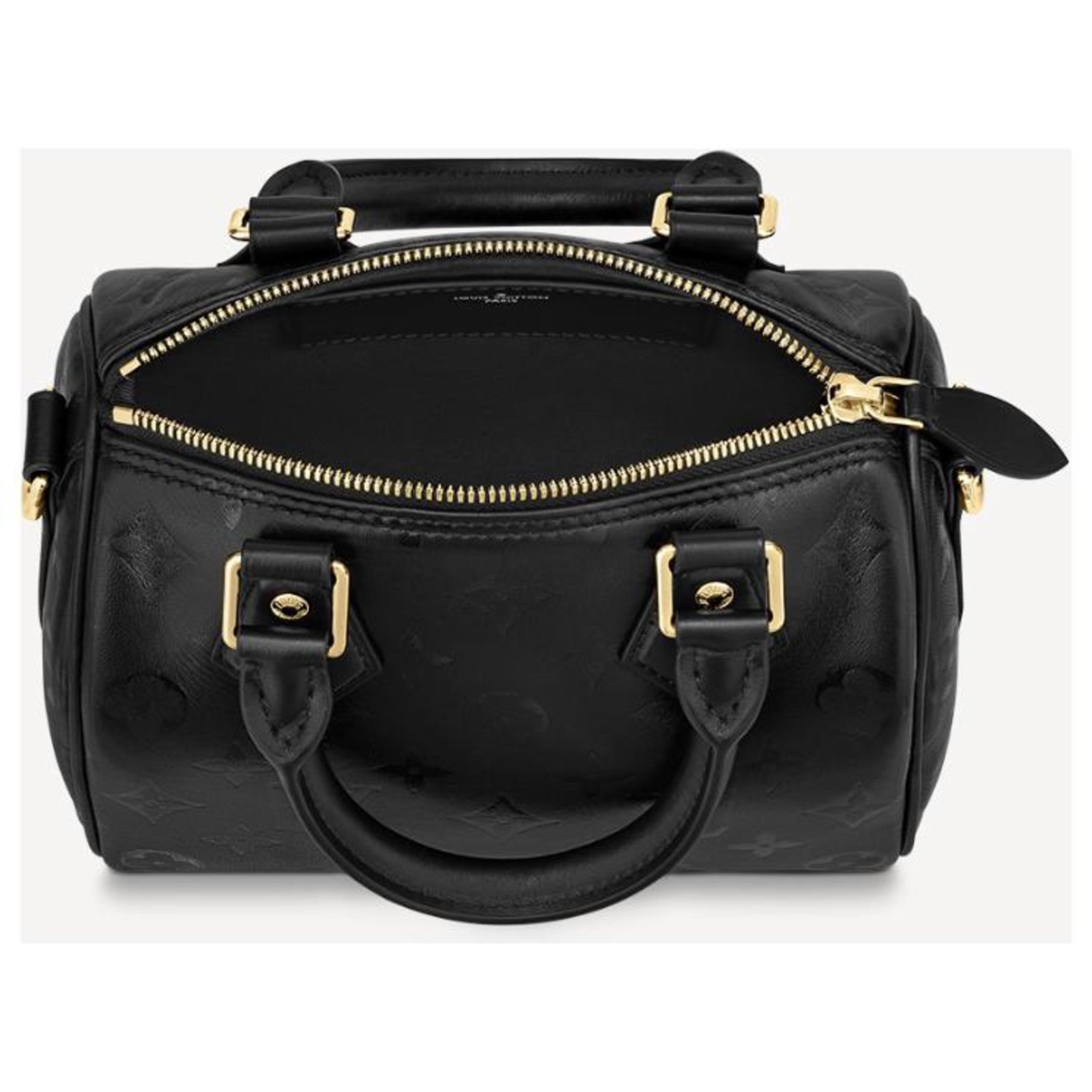Louis Vuitton Speedy 35 Cuir épi noir Black Leather ref.306836 - Joli Closet