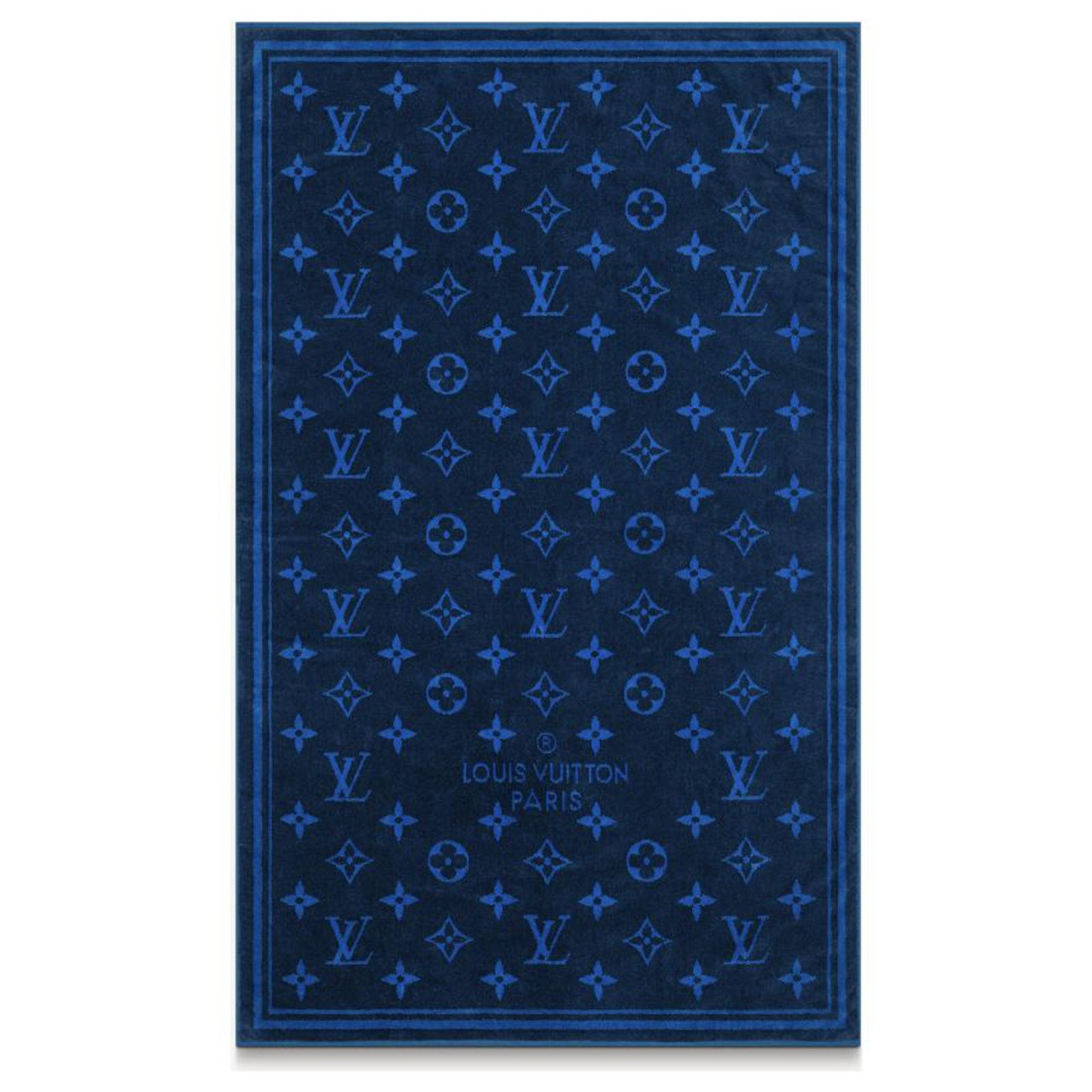 Louis Vuitton LV Beach towel bandana new Blue Cotton ref.541413