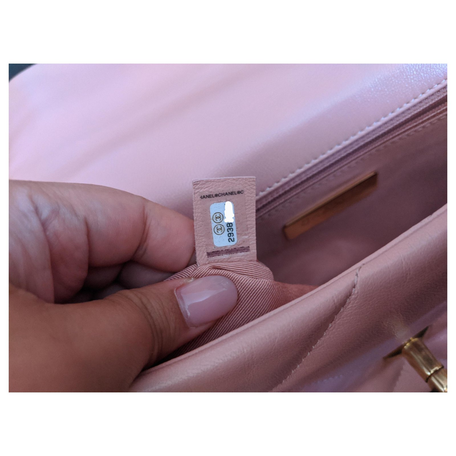 Chanel 19 Bag Small Blush Pink Goatskin 20P Leather ref.191088
