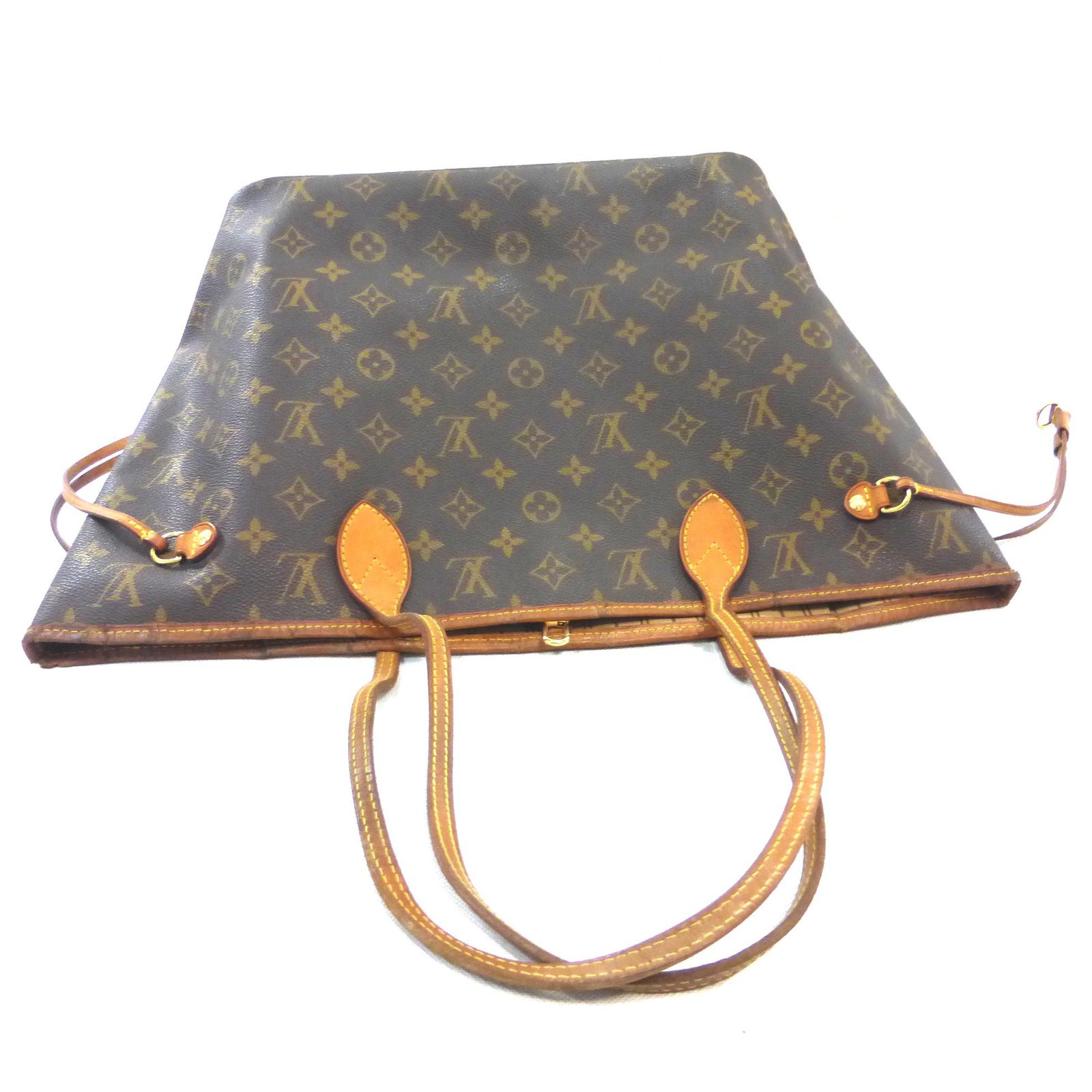 Louis Vuitton LV Neverfull leather khaki Multiple colors ref.495285 - Joli  Closet