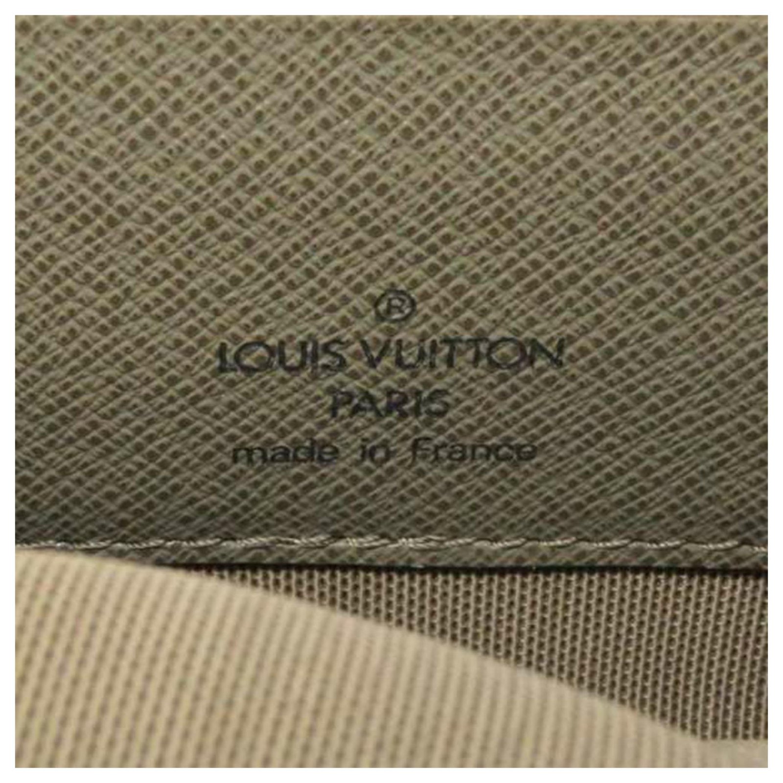 Louis Vuitton Gray Damier Geant Athens Olympics Jogging Belt Grey