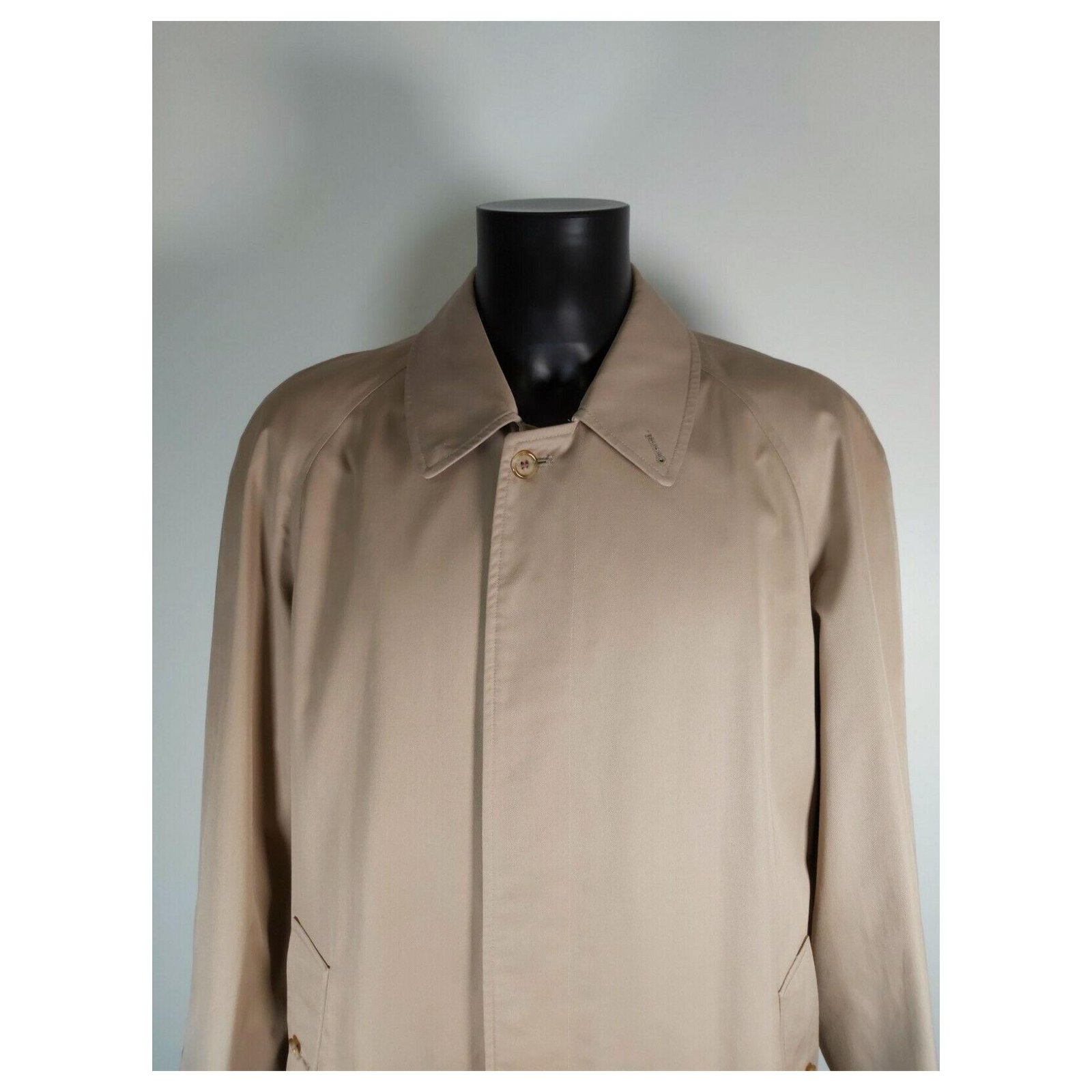 Burberry Genuine Vintage Pimco coat XL Beige Cotton ref.221288 Joli Closet