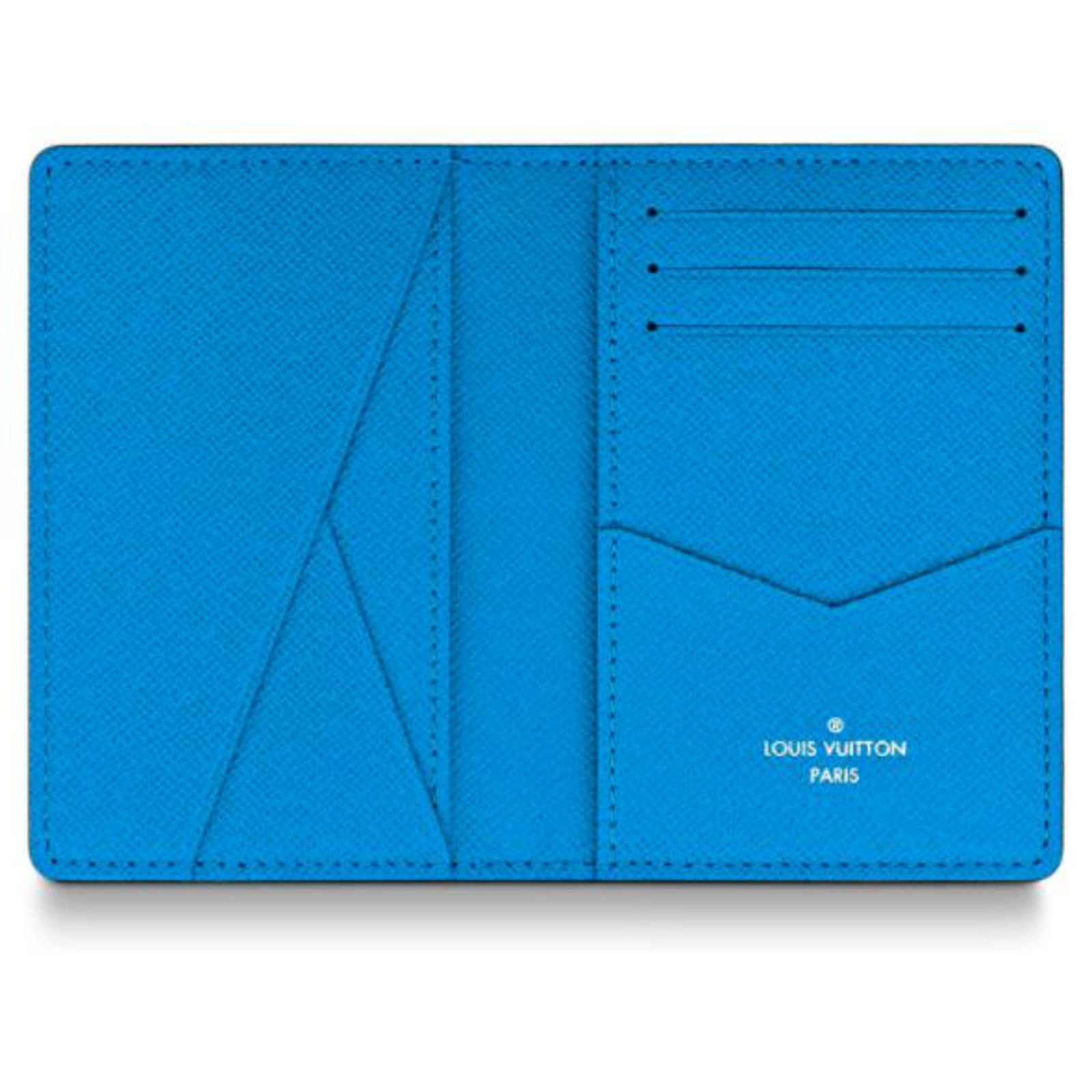Louis Vuitton Pocket Organizer Epi Leather Blue 1024021