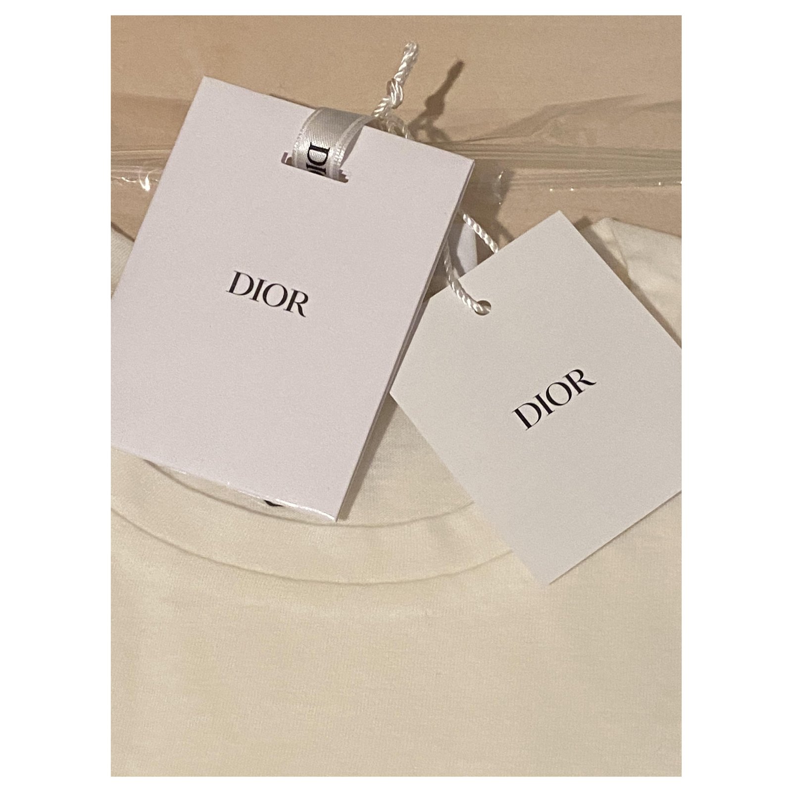 Christian Dior 'I say I' White Cotton ref.221409 - Joli Closet