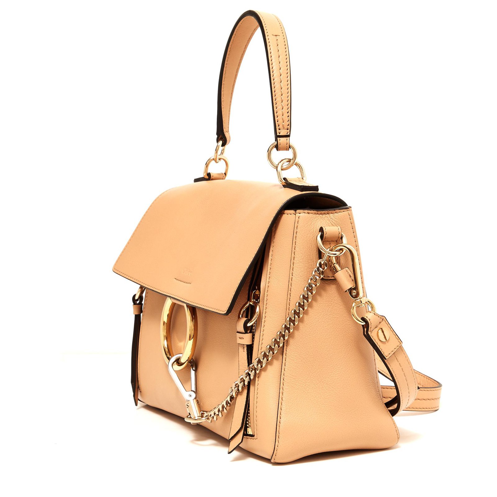 Chloe Faye Day Bag Leather Medium Brown