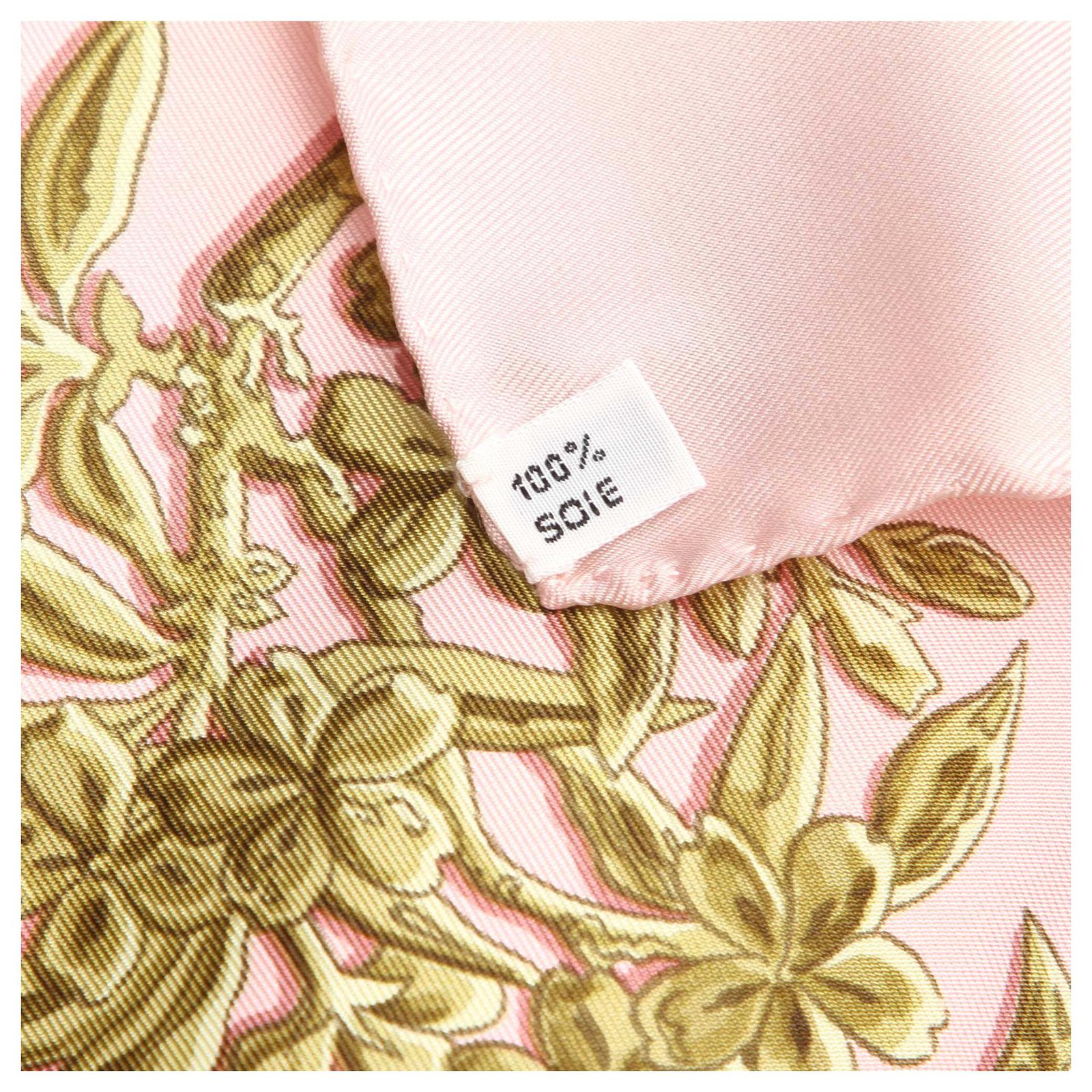 Hermès Hermes Pink Brides de Gala Silk Scarf Multiple colors Cloth  ref.222568 - Joli Closet