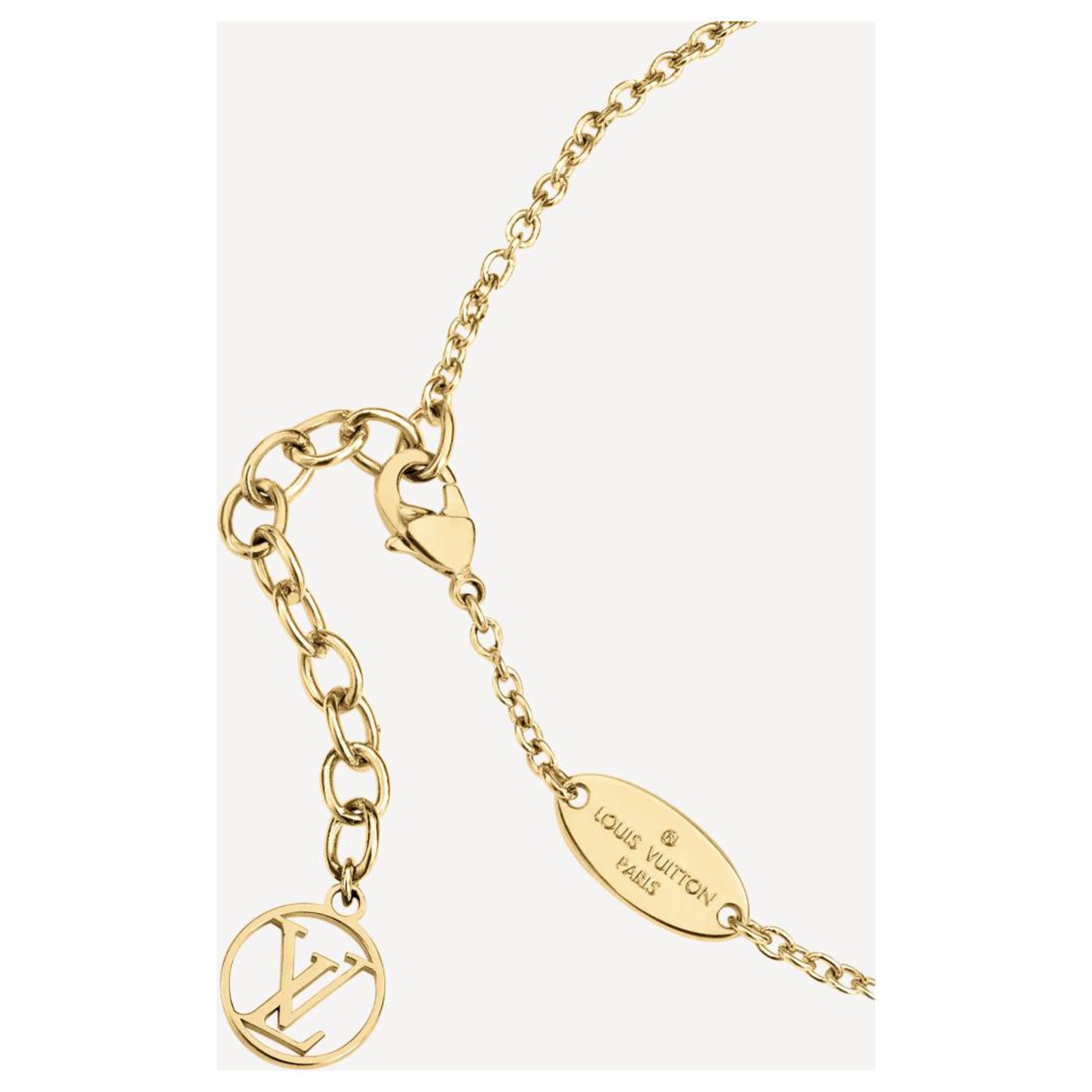 Used] Louis Vuitton Bracelet 2020 Fall / Winter Collection Bracelet Brasley  L to V Golden ref.498293 - Joli Closet