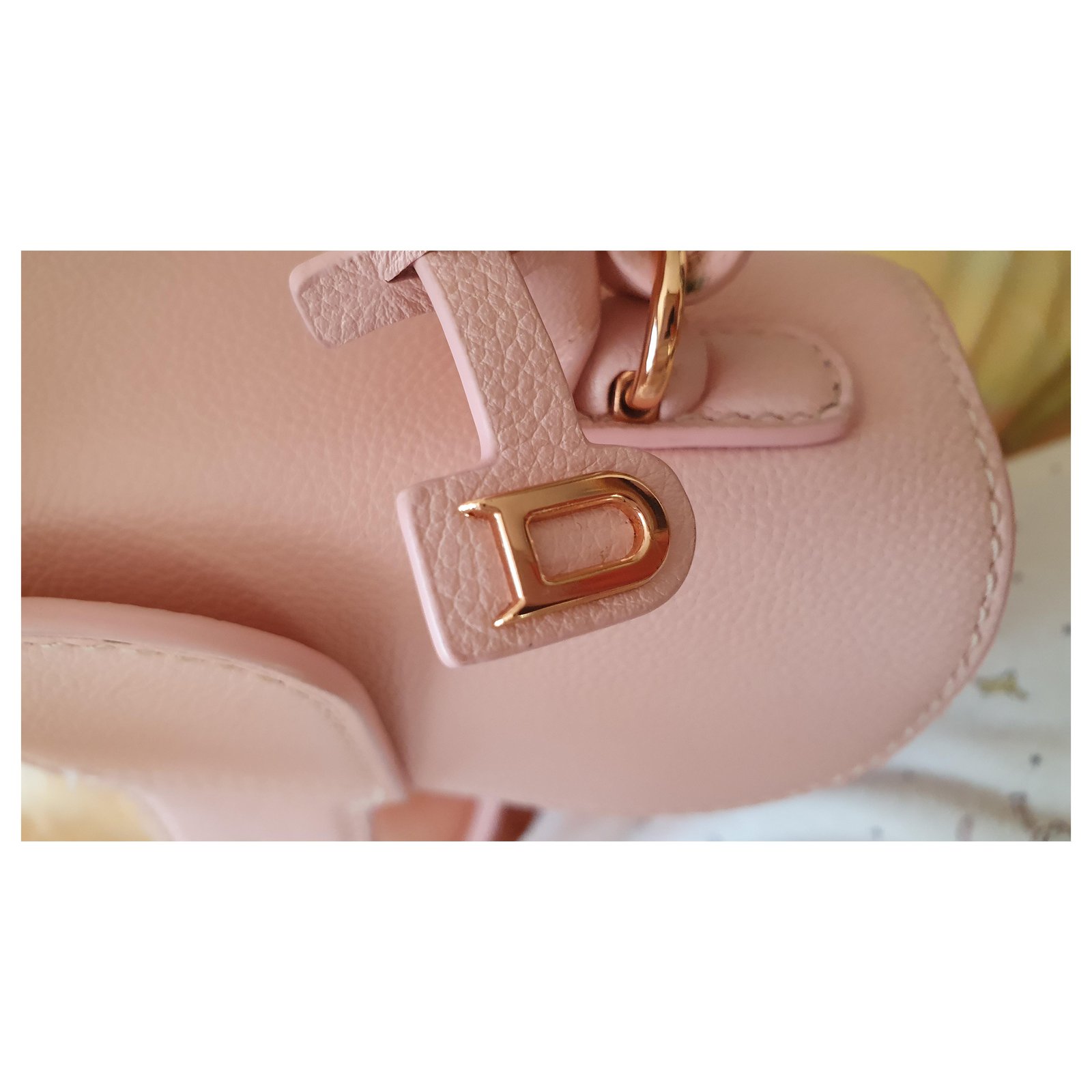Brillant leather mini bag Delvaux Pink in Leather - 32515459