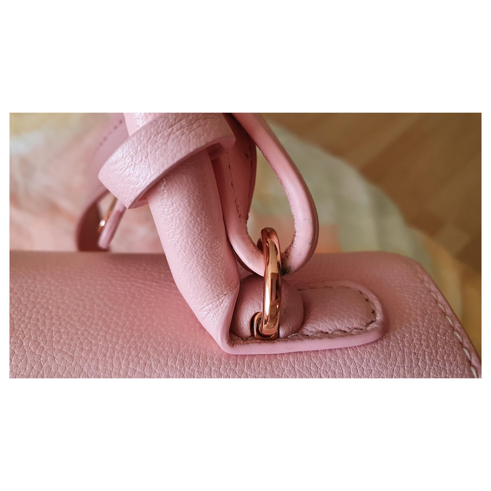 Brillant leather handbag Delvaux Pink in Leather - 19819635