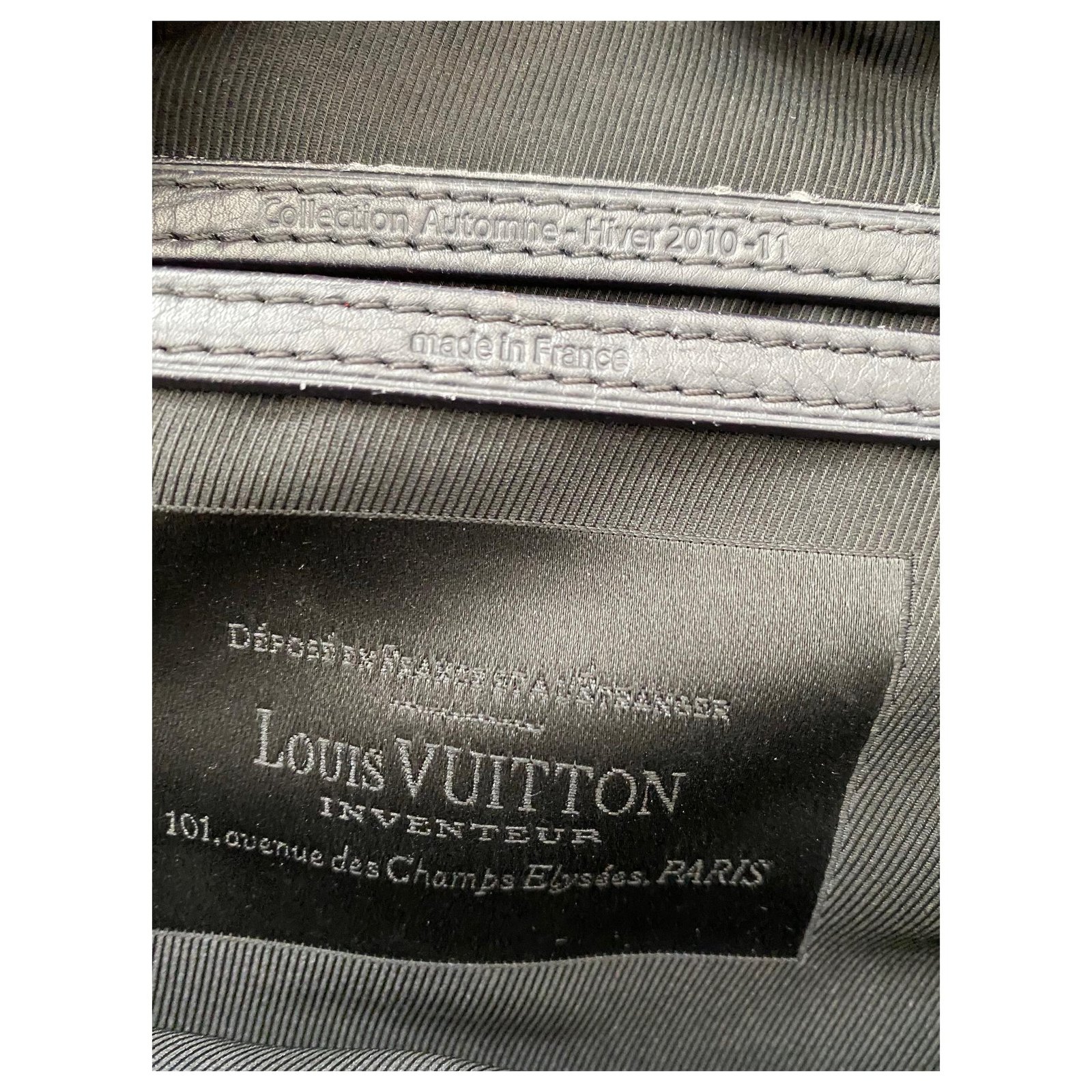 Louis Vuitton Navy Blue Gris Monogram Limited Edition Volupte