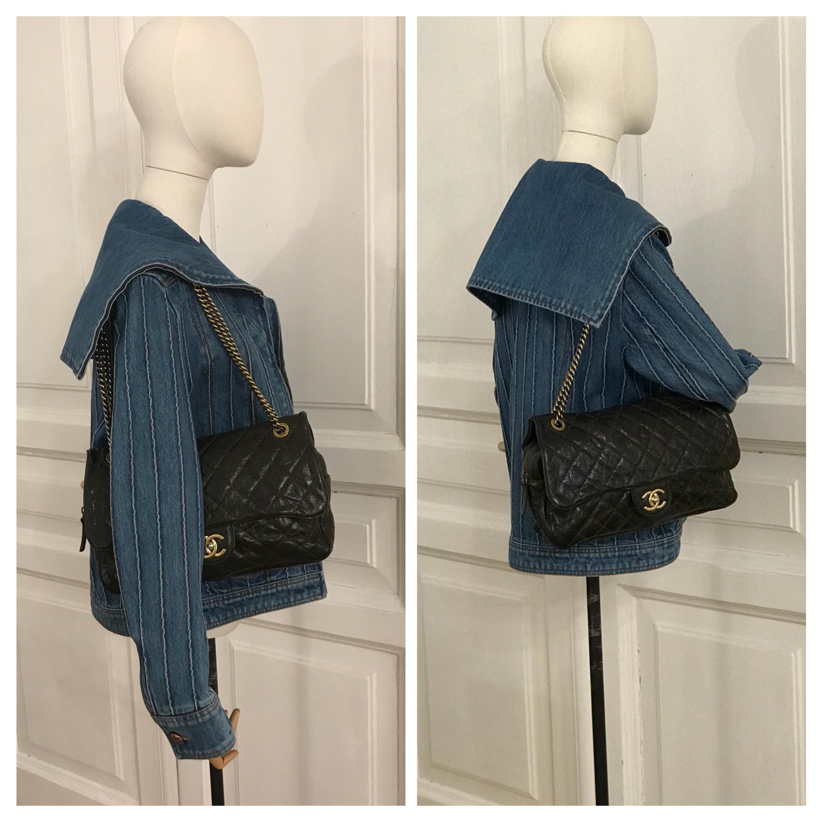 Chanel Medium Iridescent Easy Flap Bag - Purple Shoulder Bags, Handbags -  CHA675116