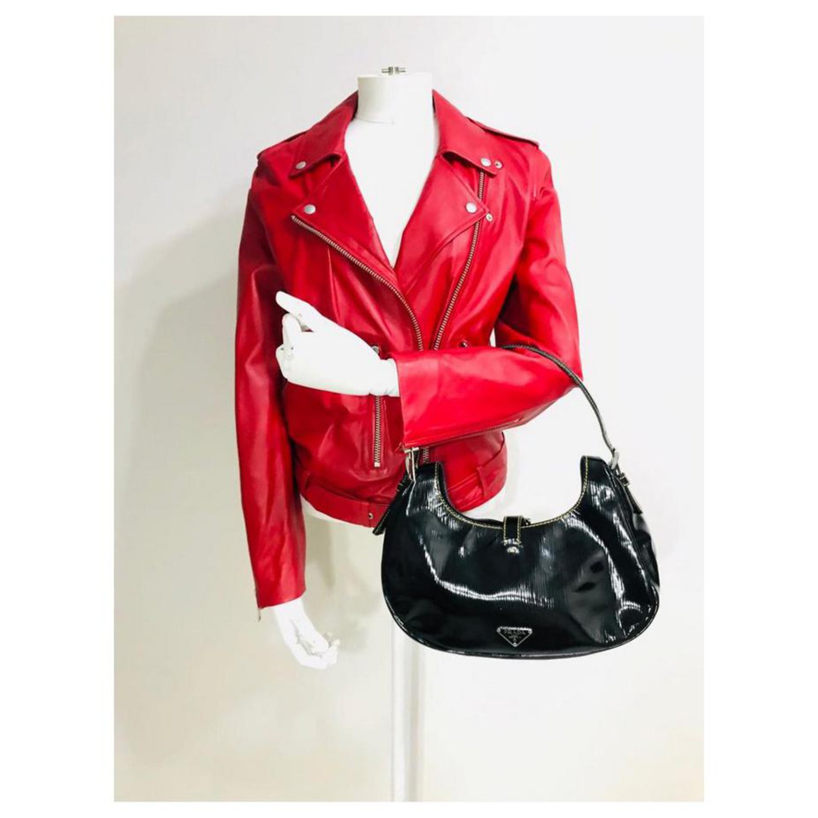 Prada Bag 2020 Dark red Leather ref.219685 - Joli Closet