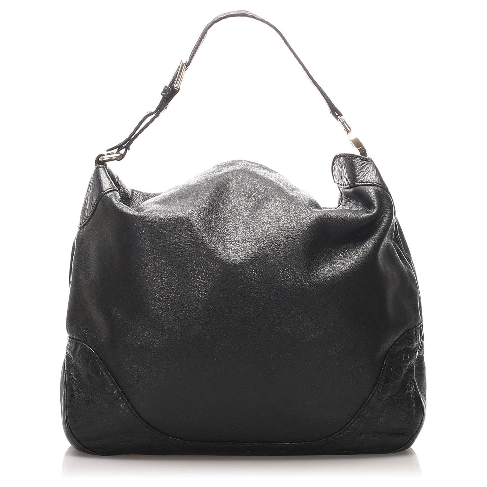 gucci leather hobo
