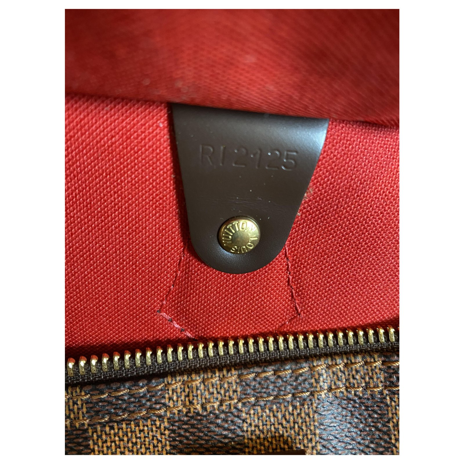 Louis Vuitton Mini speedy Brown Leather ref.67991 - Joli Closet