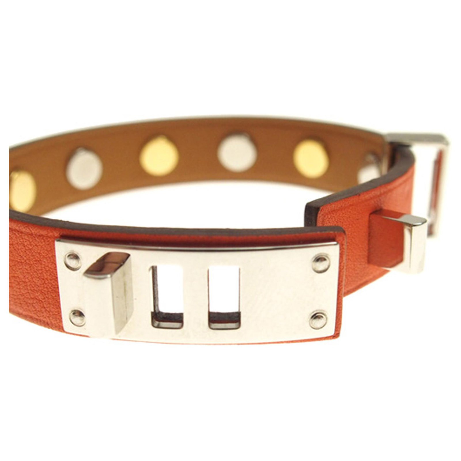 Hermes Orange Dog Collar Bracelet, Brand Size T3 066129CC93T3 - Jewelry -  Jomashop