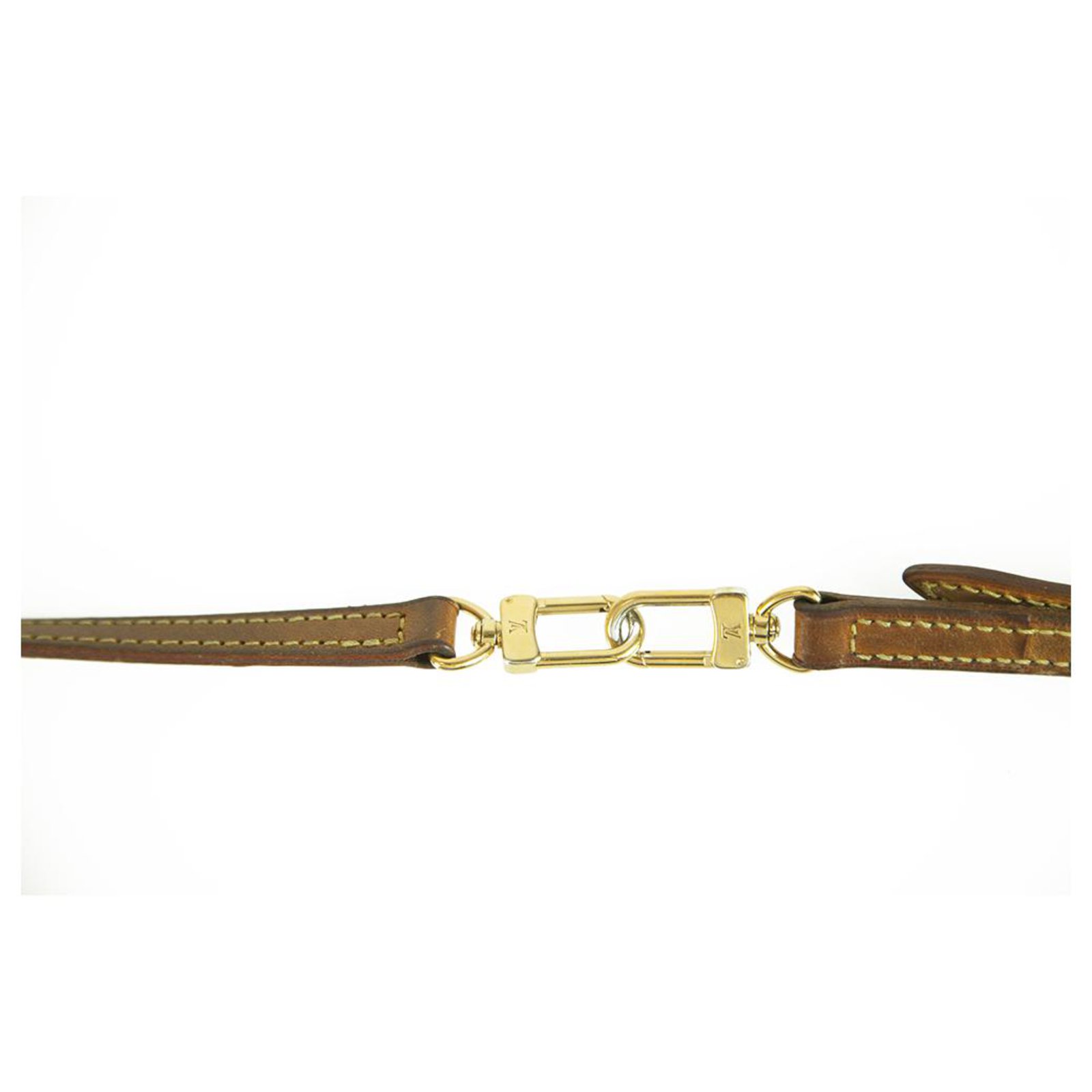 Louis Vuitton Adjustable Leather Shoulder Vachetta leather Strap 12 MM VVN  Beige ref.224510 - Joli Closet