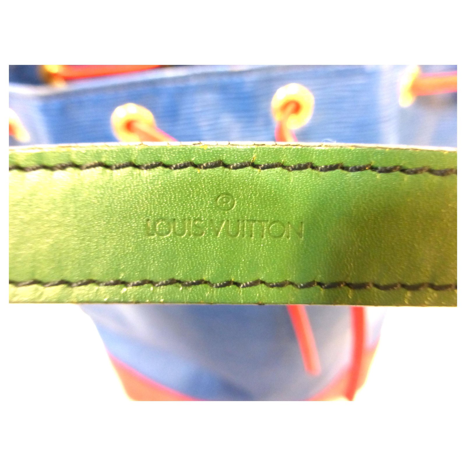 Louis Vuitton NOE GM TRICOLOR EPI LEATHER Blue ref.224608 - Joli