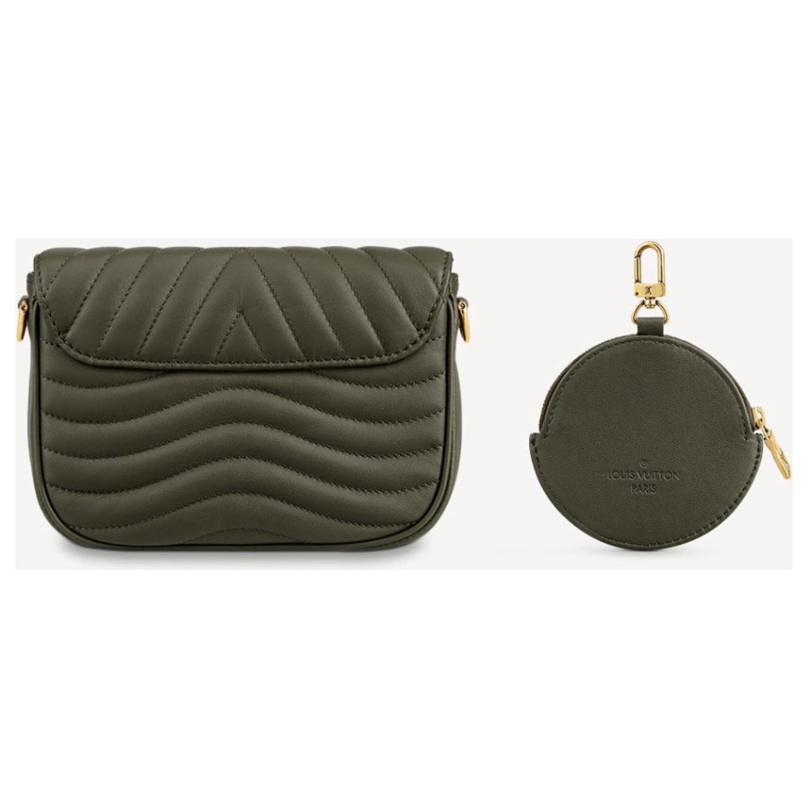 Louis Vuitton LV new wave multi pochette Green Leather ref.225304 - Joli  Closet