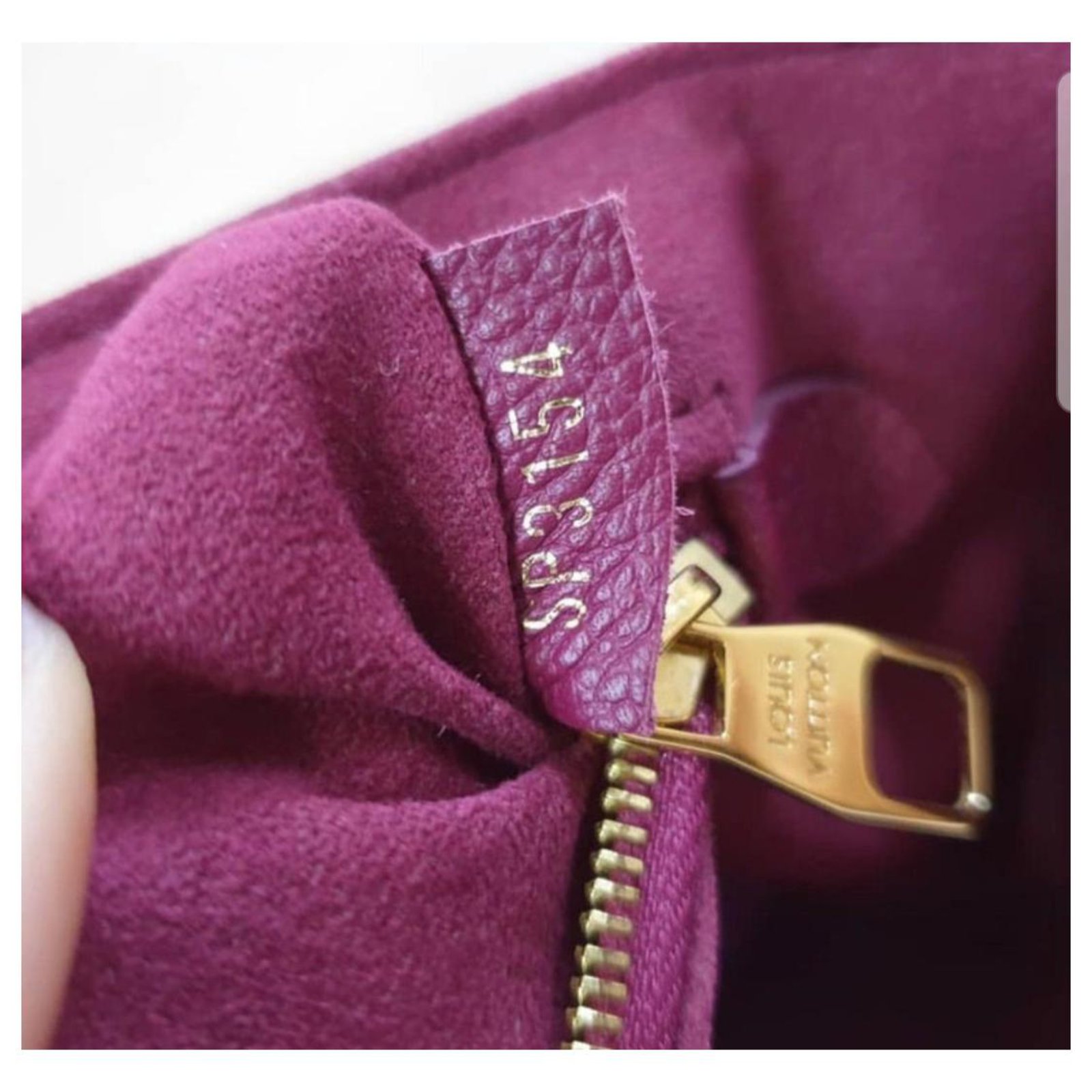 Louis Vuitton Grape Monogram Empreinte Leather St Germain MM Bag Pink  ref.225530 - Joli Closet