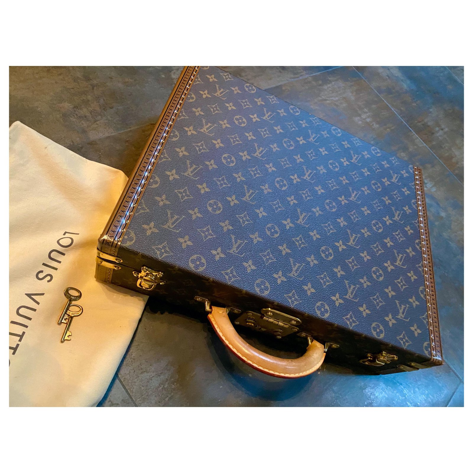 Louis Vuitton Monogramm Briefcase, Louis Vuitton President Case at