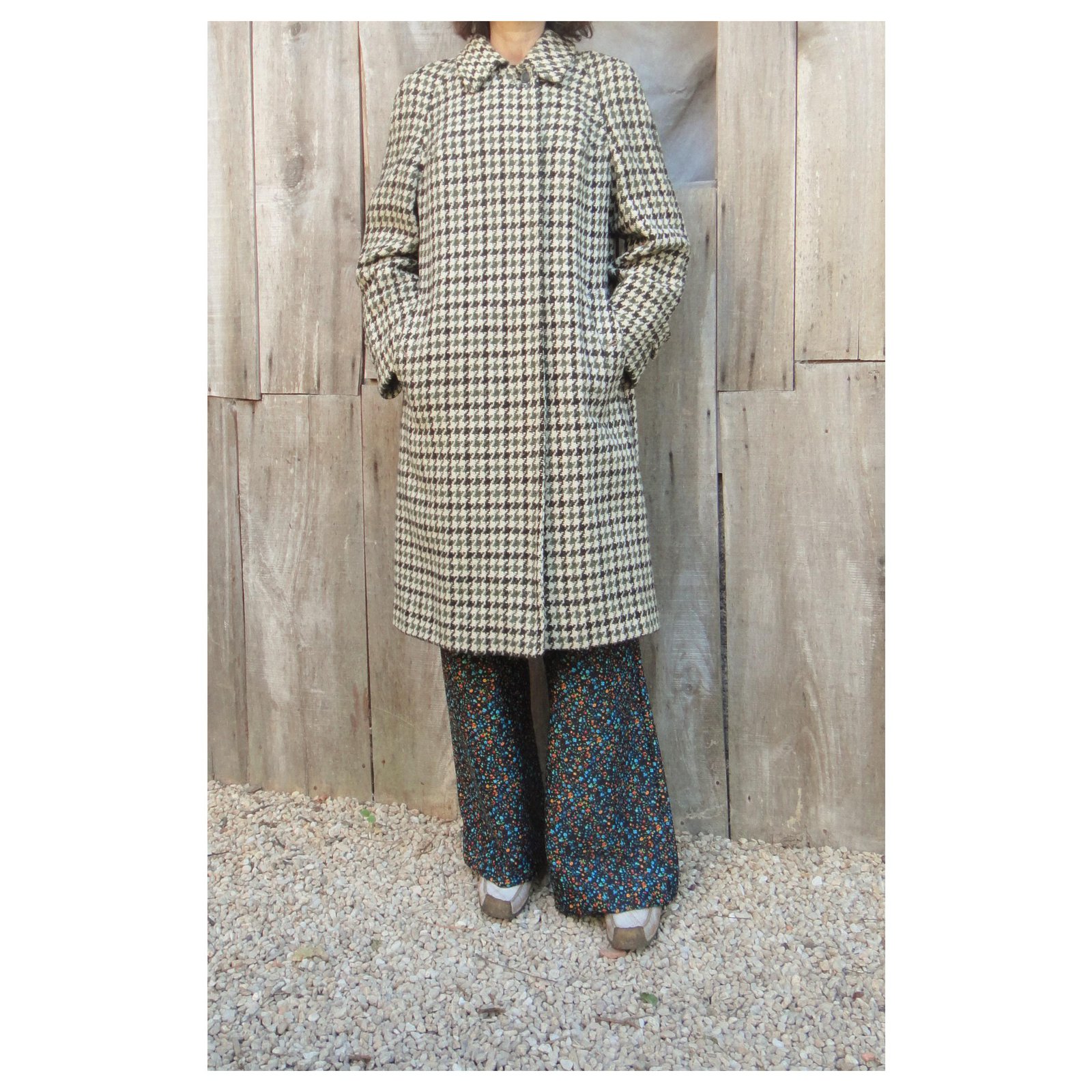 vintage Burberry women's coat in Irish Tweed t  Multiple colors