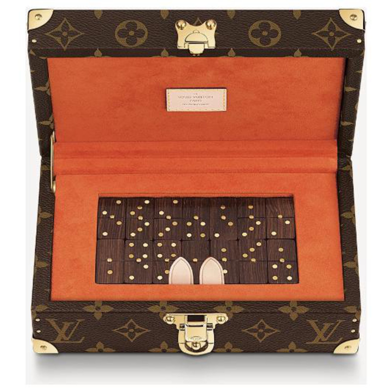 Louis Vuitton LV dices box monogram Brown Leather ref.227364 - Joli Closet