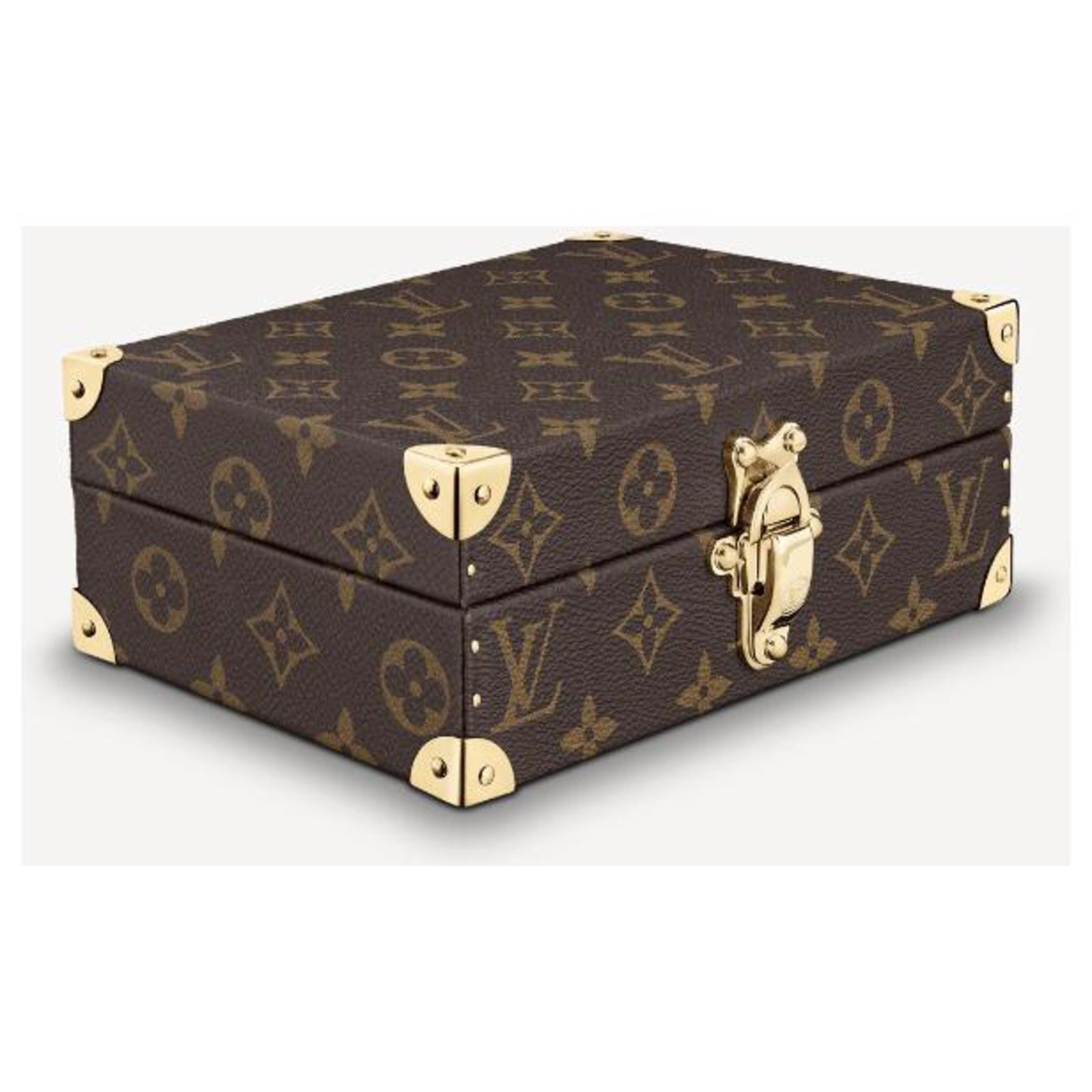 Louis Vuitton Hat box Dark brown Leather ref.211284 - Joli Closet