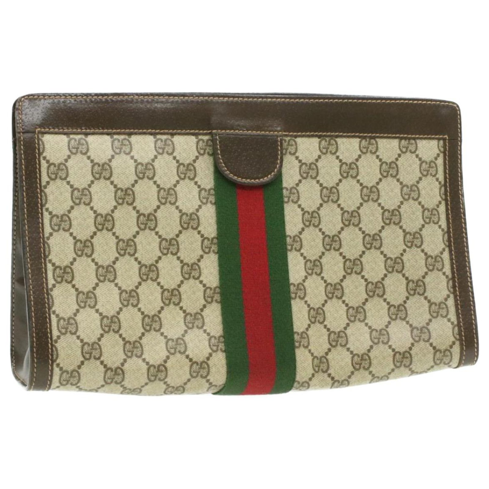 Gucci Ophidia Trousse de toilette Beige Leather ref.227434 - Joli Closet