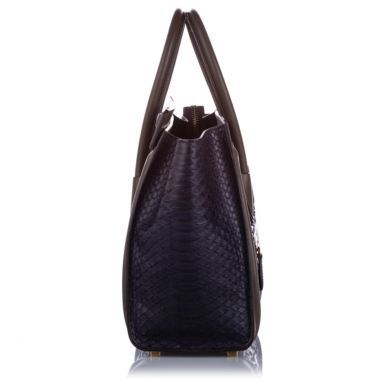 ★TOUT Y EST★ Reno bag brown RINOBR TR26604B-The-Row-90s-dark-grey