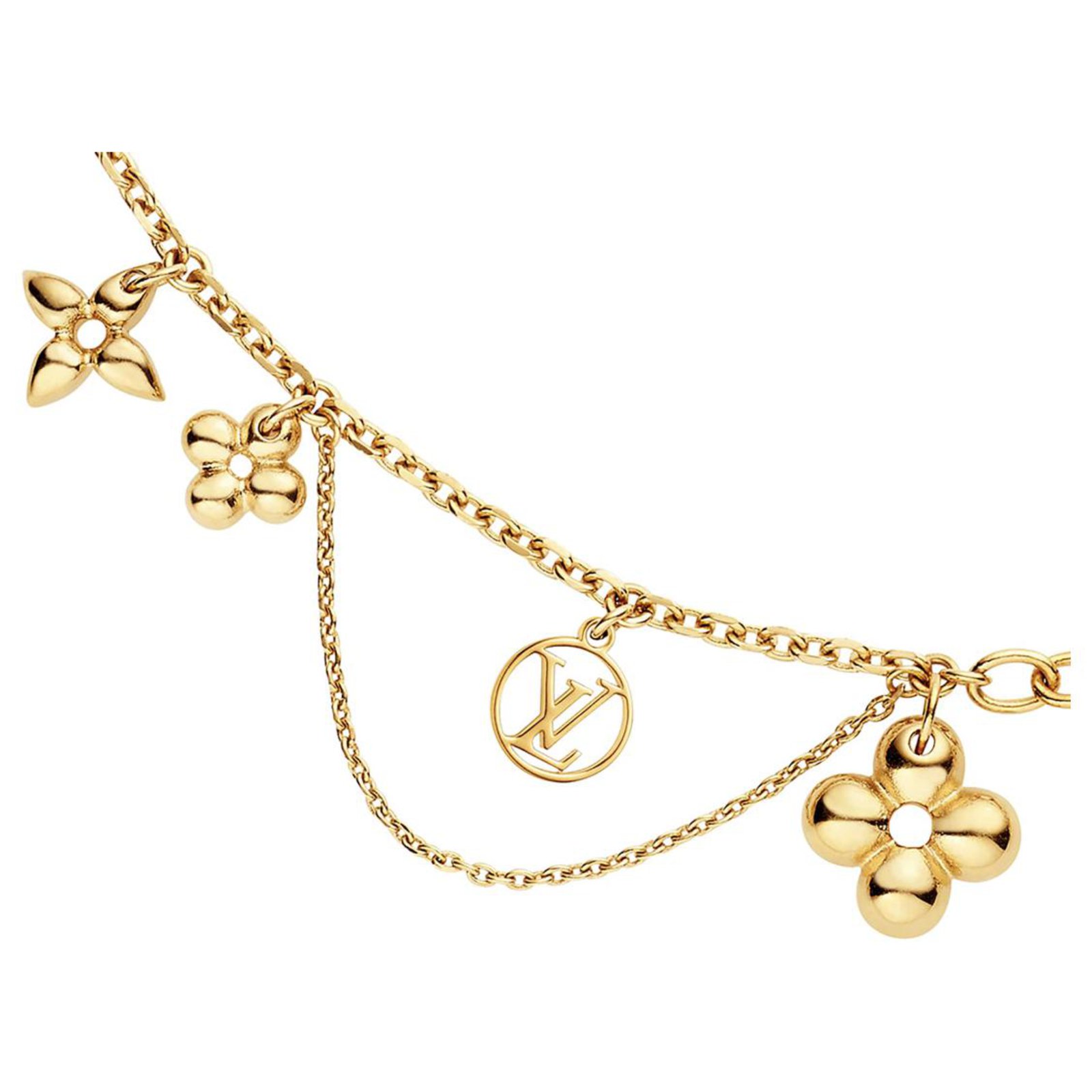 JEWELRY NEW ARRIVAL - LV GARDEN LOUISE GOLD NECKLACE – Sneakbag