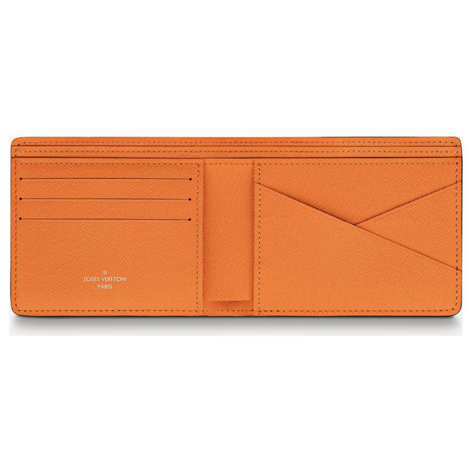 louis vuitton wallet orange inside