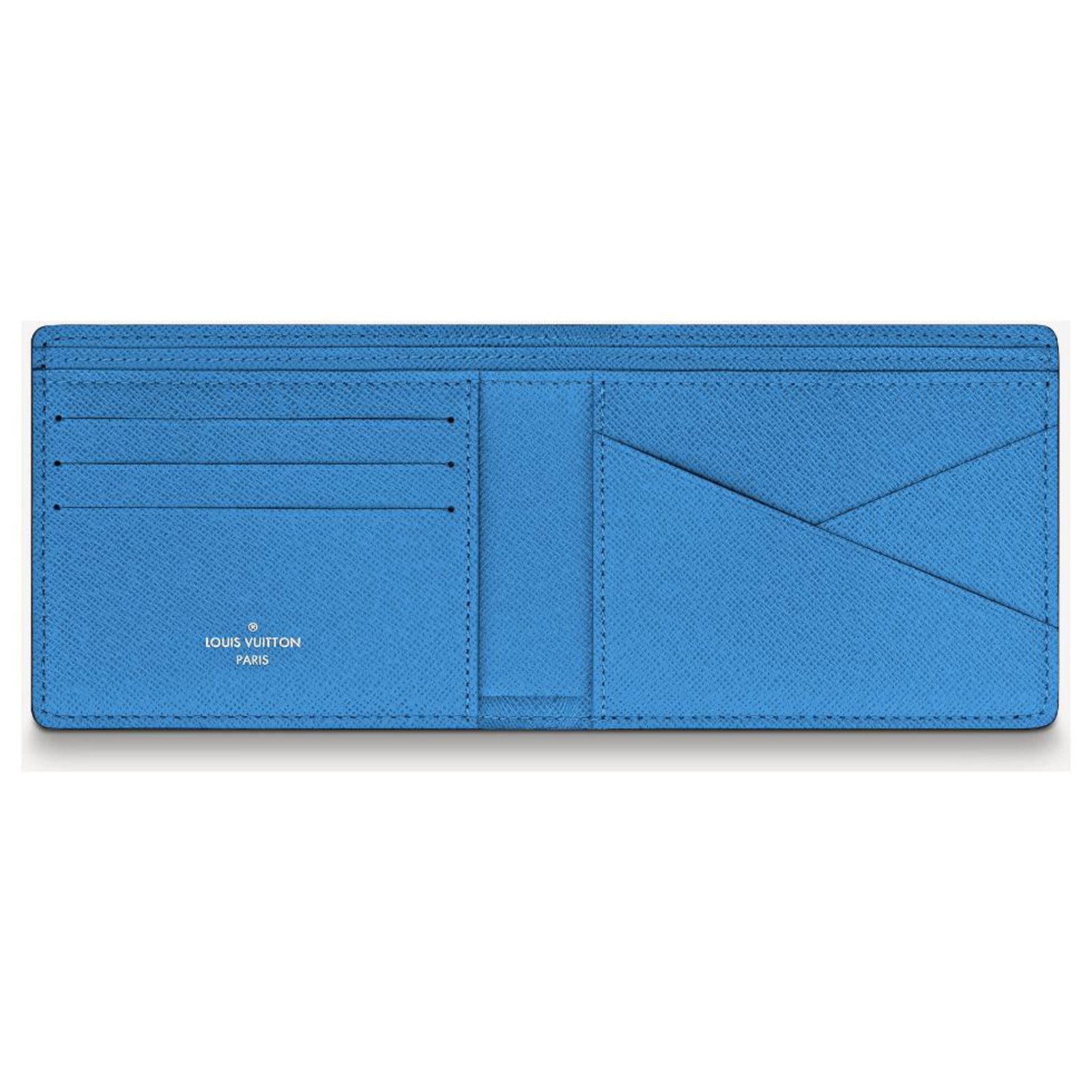 Louis Vuitton Multiple Wallet Blue Atlantique autres Cuirs