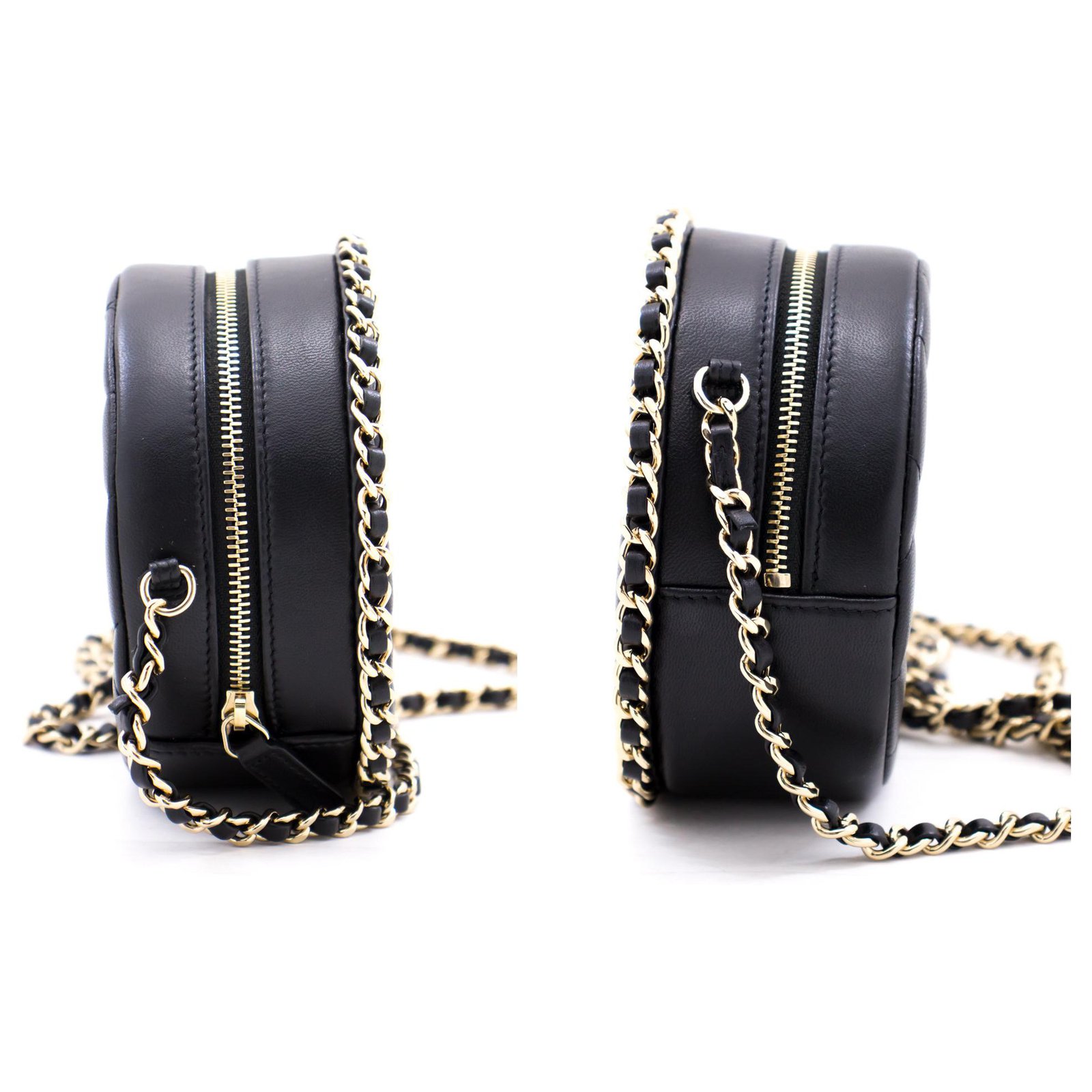 CHANEL Mini Square Small Chain Shoulder Bag Crossbody Black Quilt Leather  ref.525624 - Joli Closet