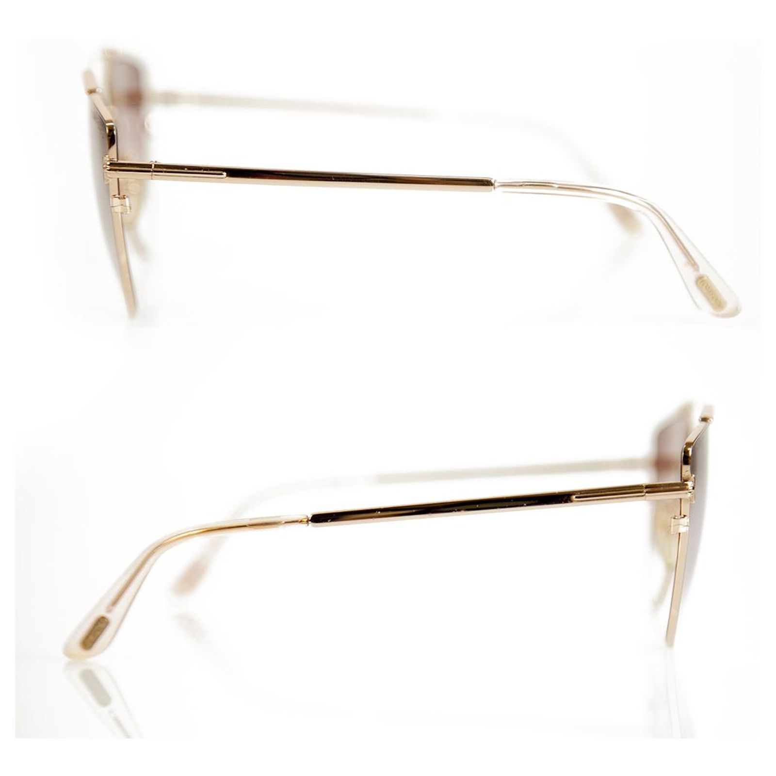 Tom Ford Jacquelyn-2 rose gold cat eye sunglasses TF563 33Z 64-12-140 Tom Ford FT0563 28G Jacquelyn Women Sunglasses Brown  main image 4