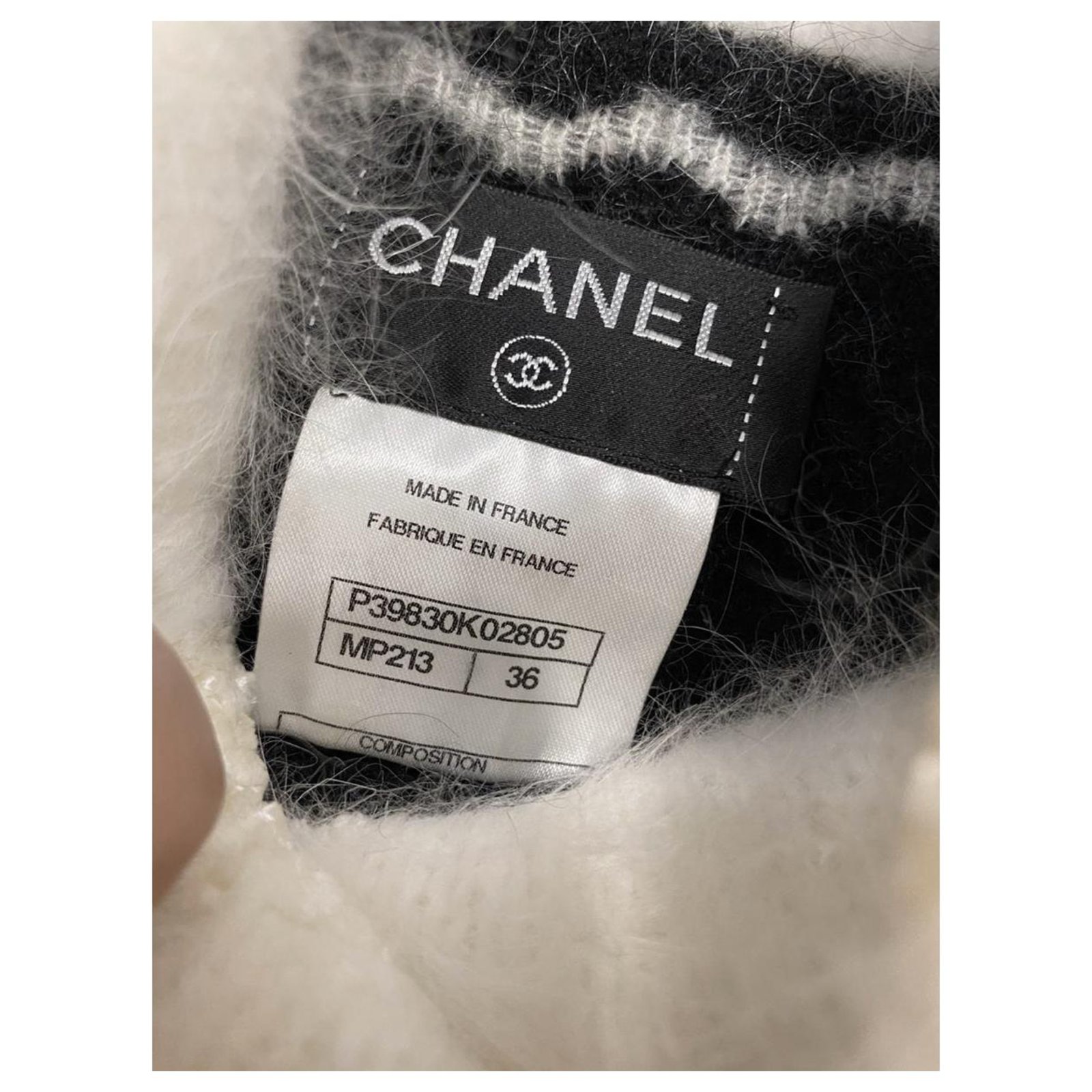 Chanel tender angora dress Black ref.229573 - Joli Closet