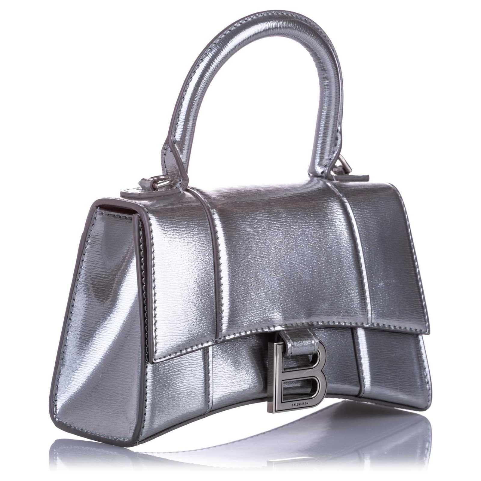 silver balenciaga bolsa