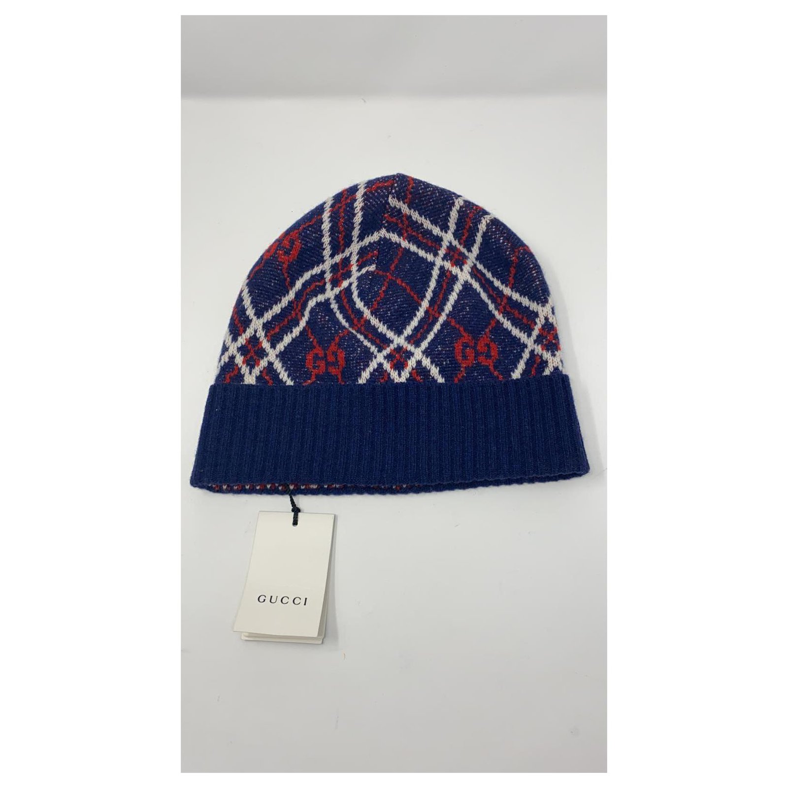 gucci hat blue and red