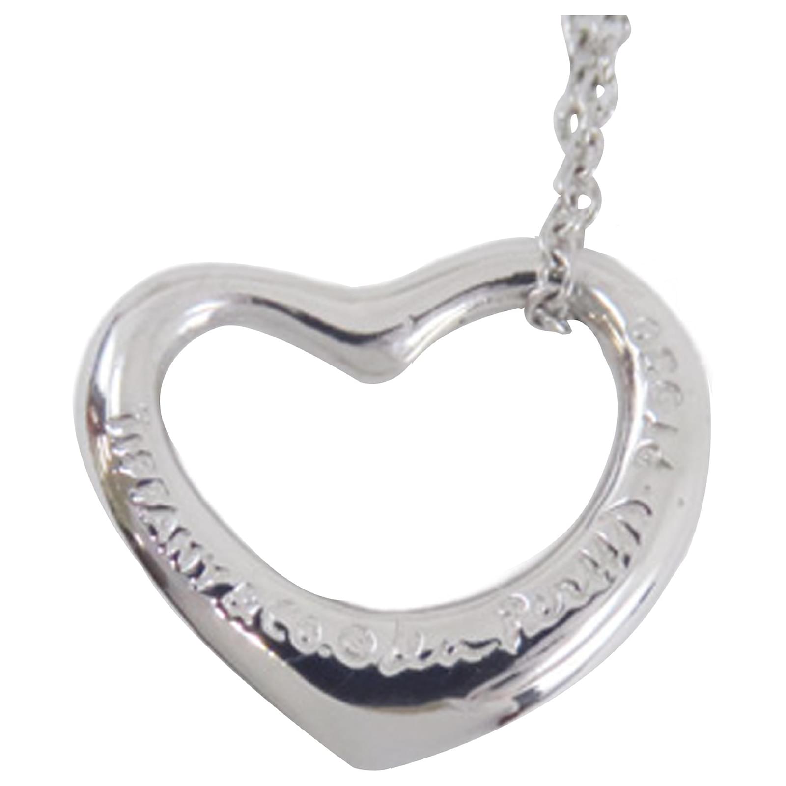 Collier Pendentif Coeur Argent Spinelle Rouge et Oxydes